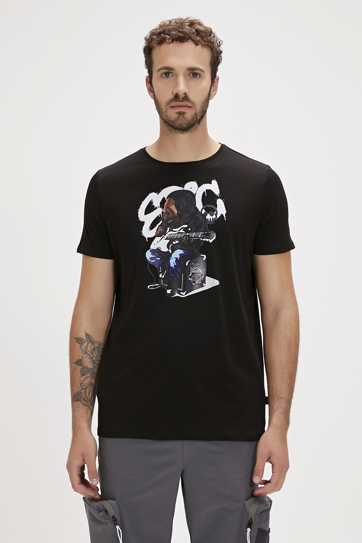 Epic Bear Night Mens T-Shirt