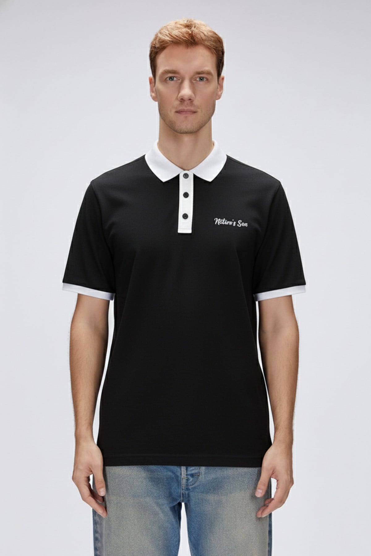 AWAKE POLO NECK T-SHIRT PRINTED POLO SİYAH  MAN T-SHIRT AWAKE POLO NECK T-SHIRTAWAKE POLO NECK T-SHIRT