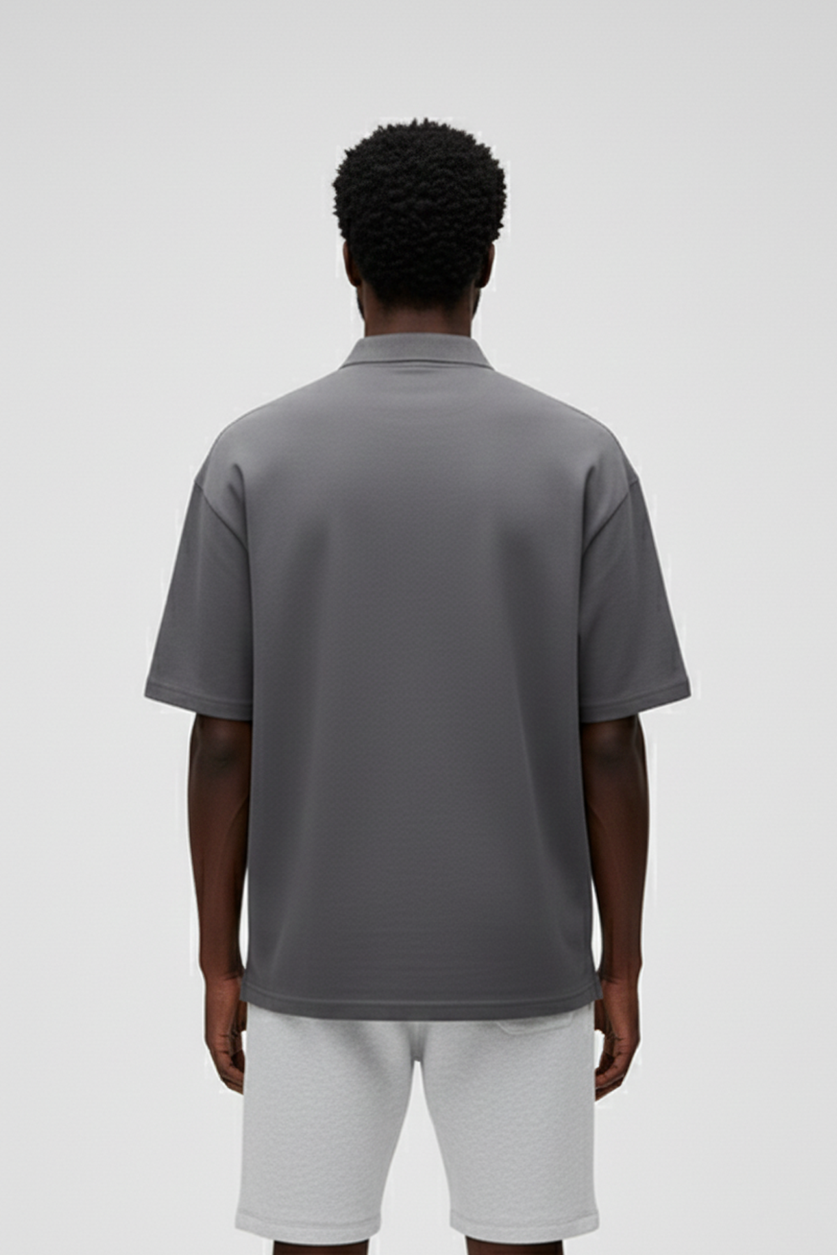 City Walker Asfalt Polo Yaka Erkek Tişört
