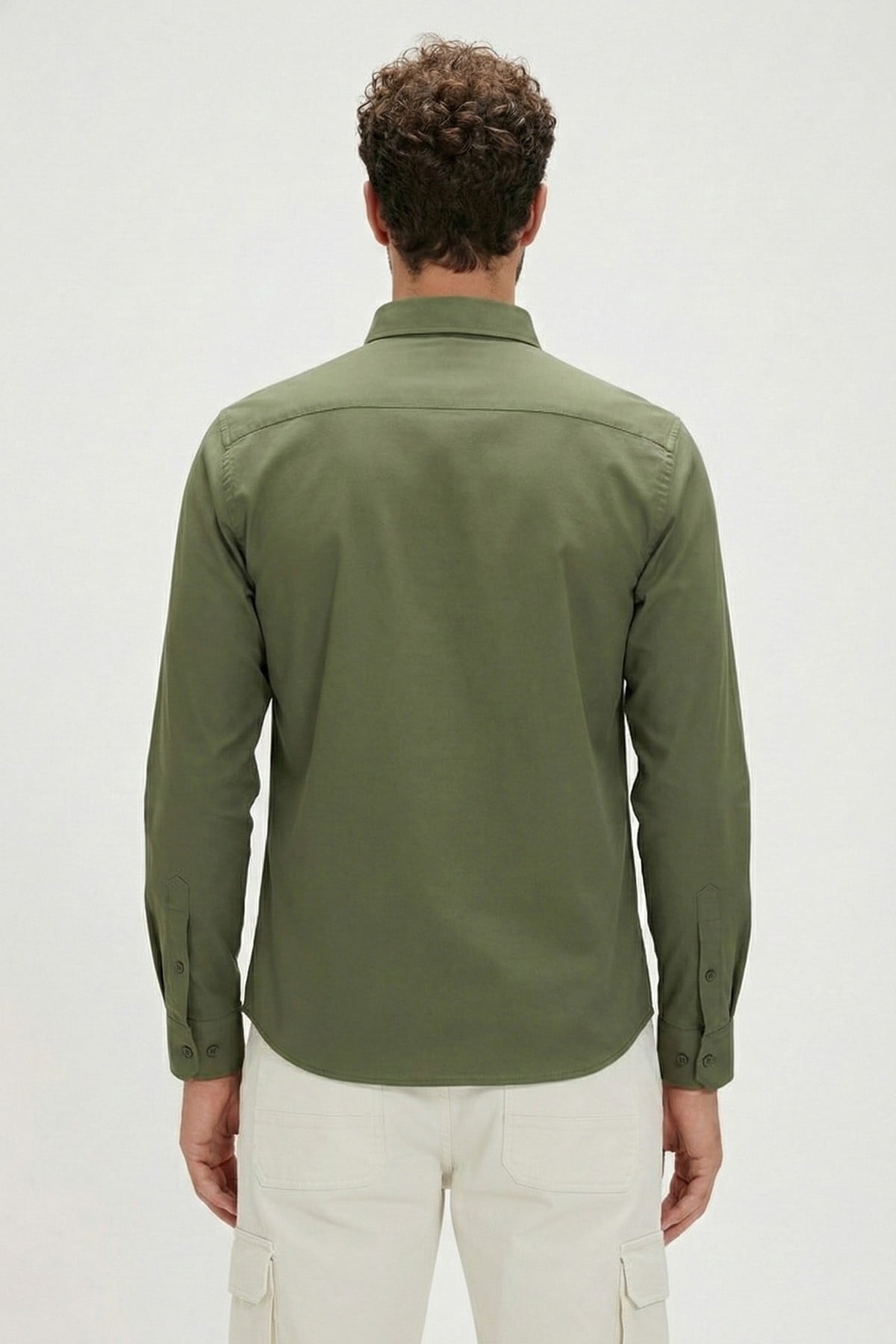 Vıctor Soluk Yeşil Erkek Gömlek