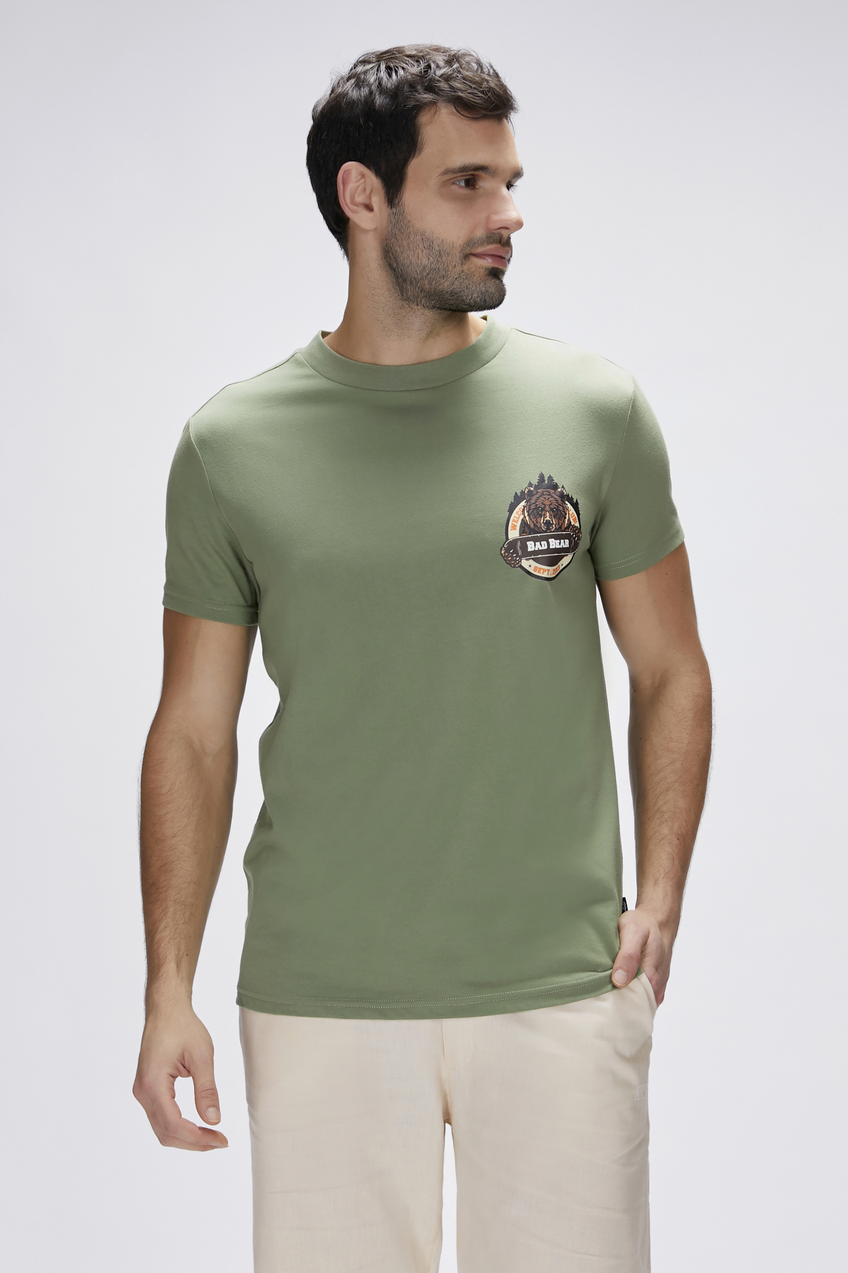 Flint Thyme Mens Printed T-Shirt