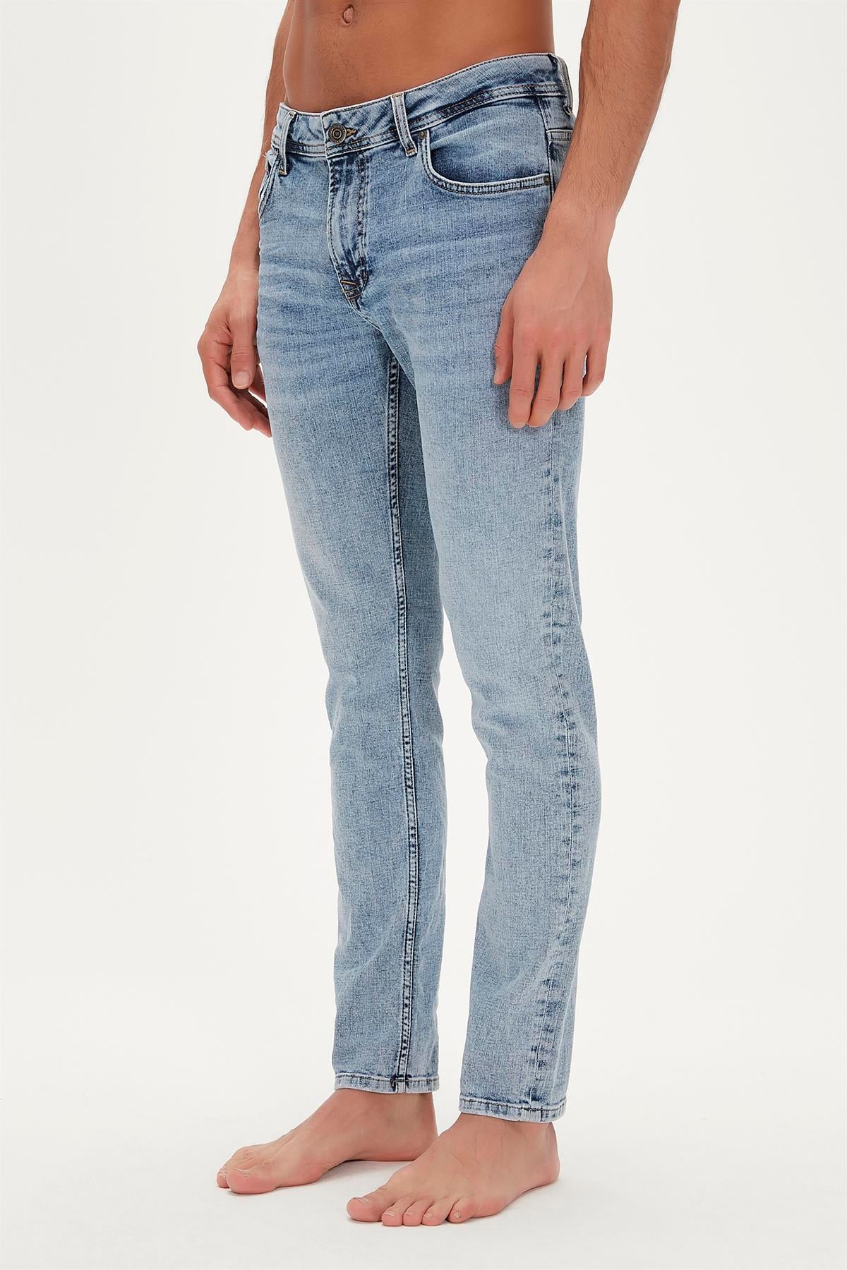 Franco Jeans Buz Mavi Erkek Denim Pantolon