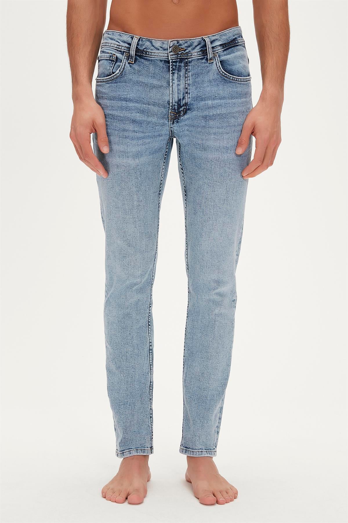 Franco Jeans Buz Mavi Erkek Denim Pantolon