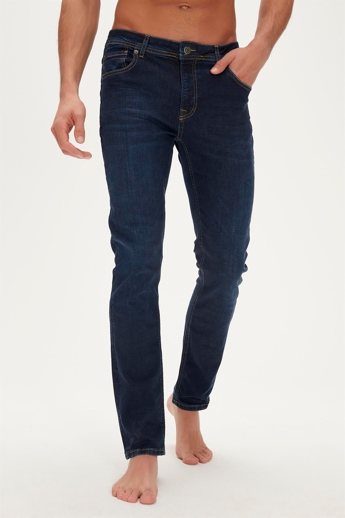 Franco Jeans Mavi Erkek Denim Pantolon
