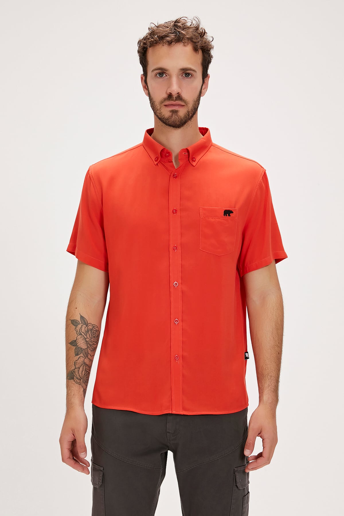 Frank Ginger Mens Basic Shirt