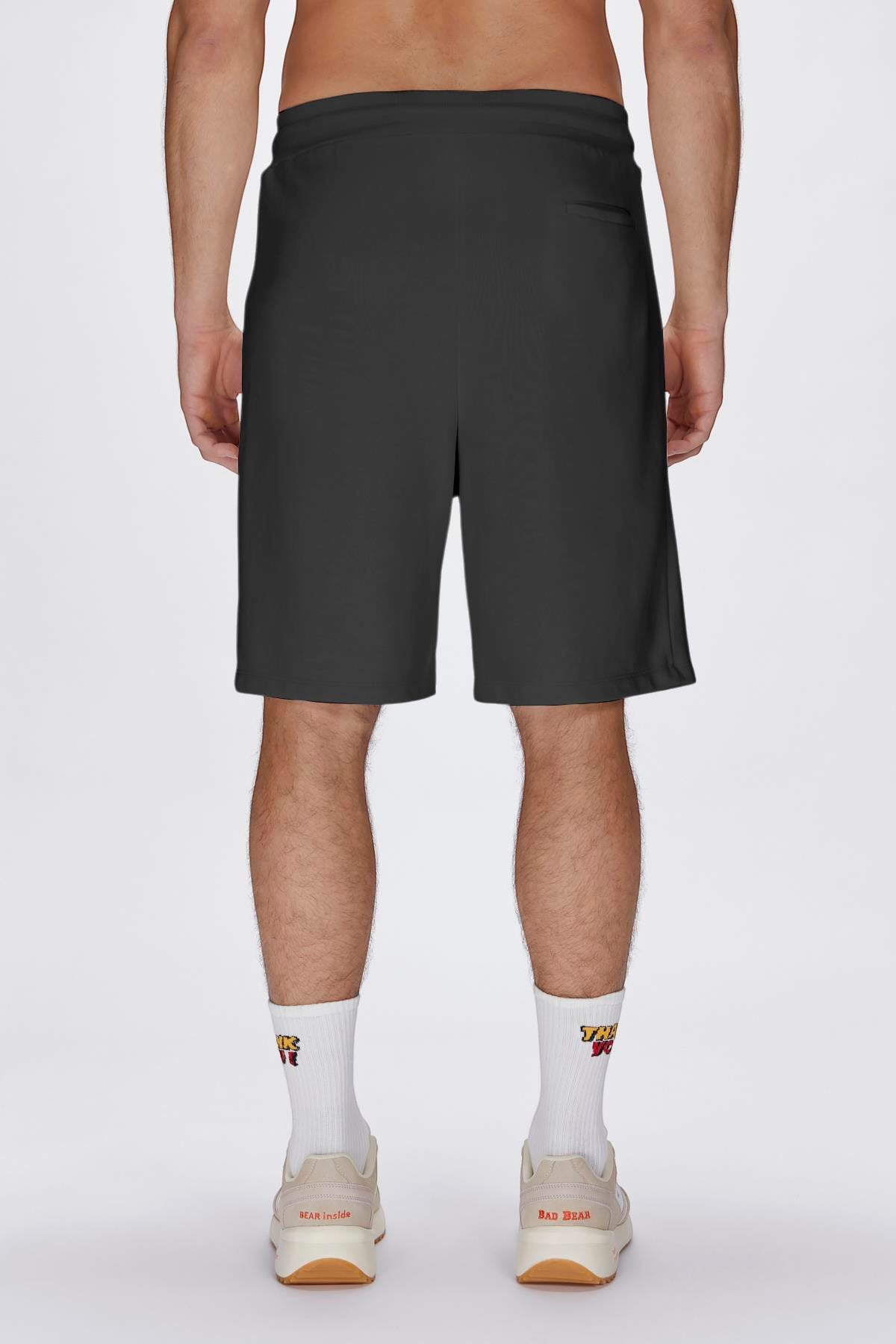Gian Sweatshorts Siyah Erkek Şort