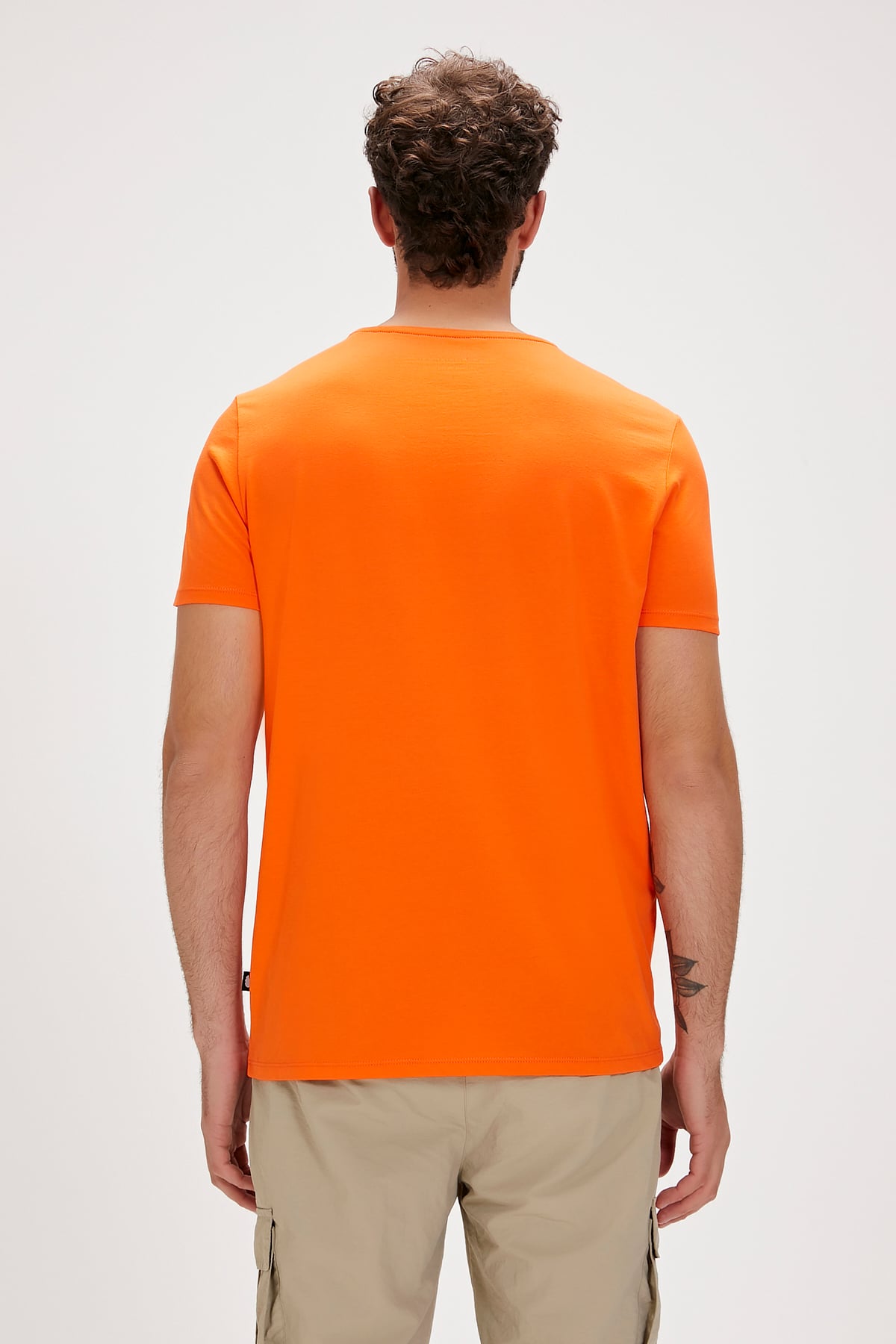 Globe Orange Mens T-Shirt
