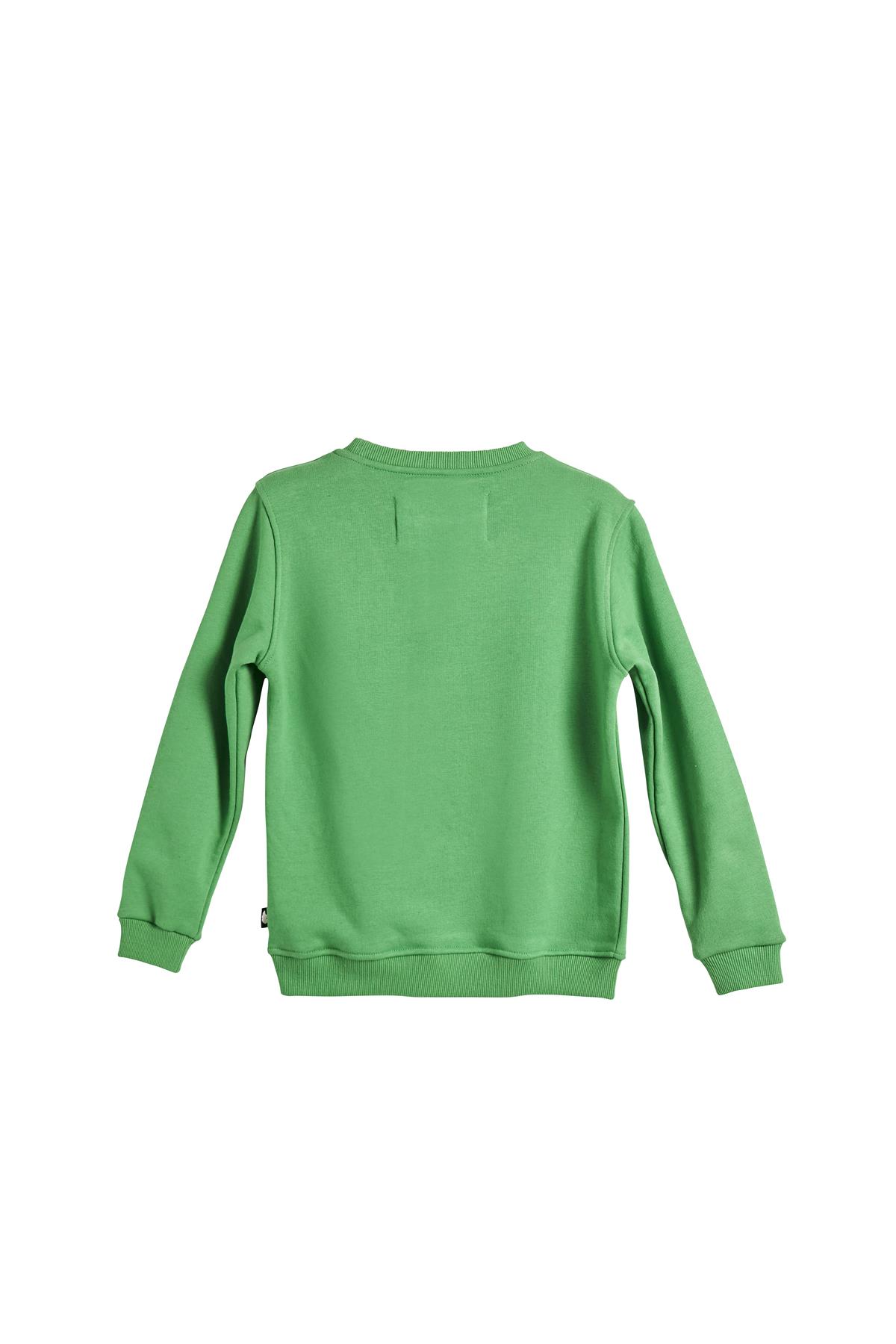 Funky JR Green Kids Crewneck Sweatshirt