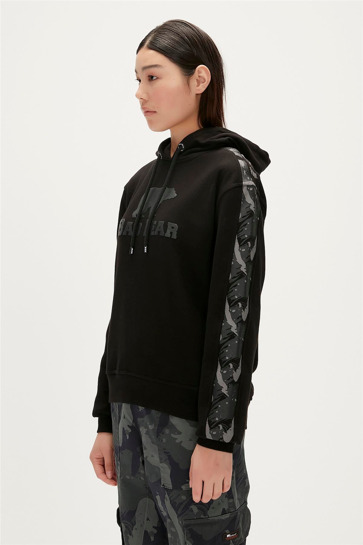 Gwen Black Womens Hoodie