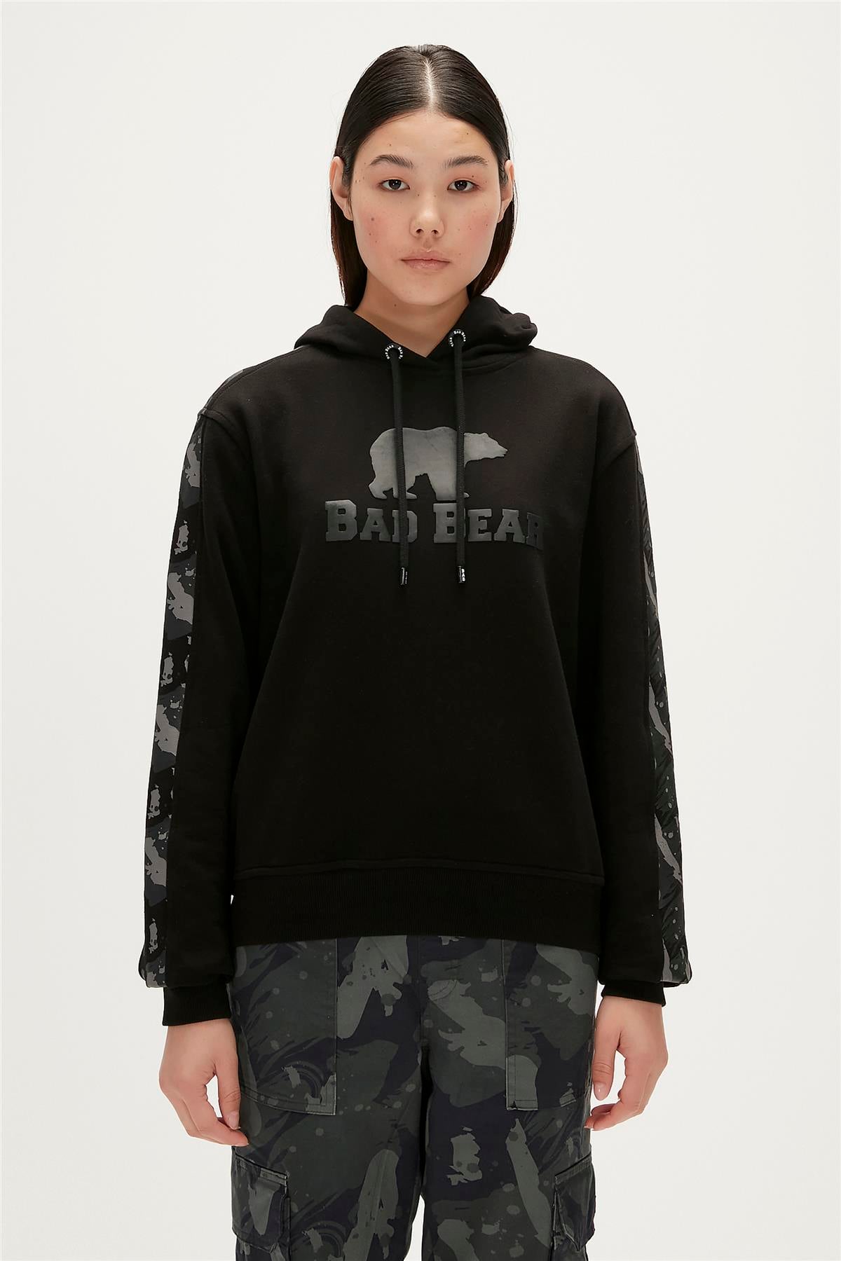 Gwen Black Womens Hoodie