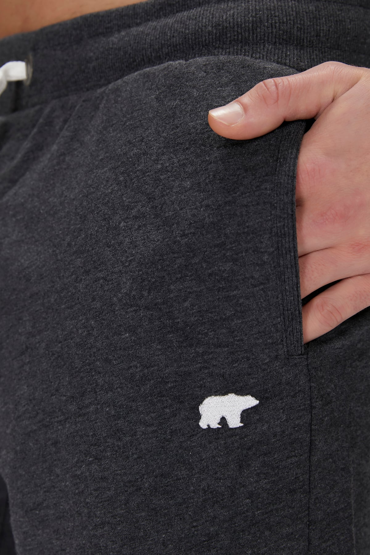 Holmer Dark Grey Mens Sweatshorts