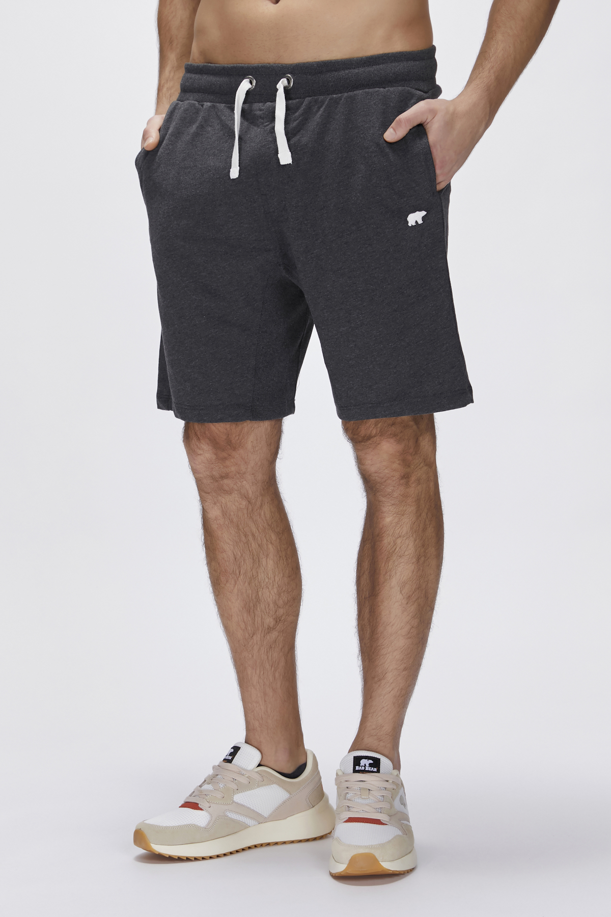 Holmer Dark Grey Mens Sweatshorts