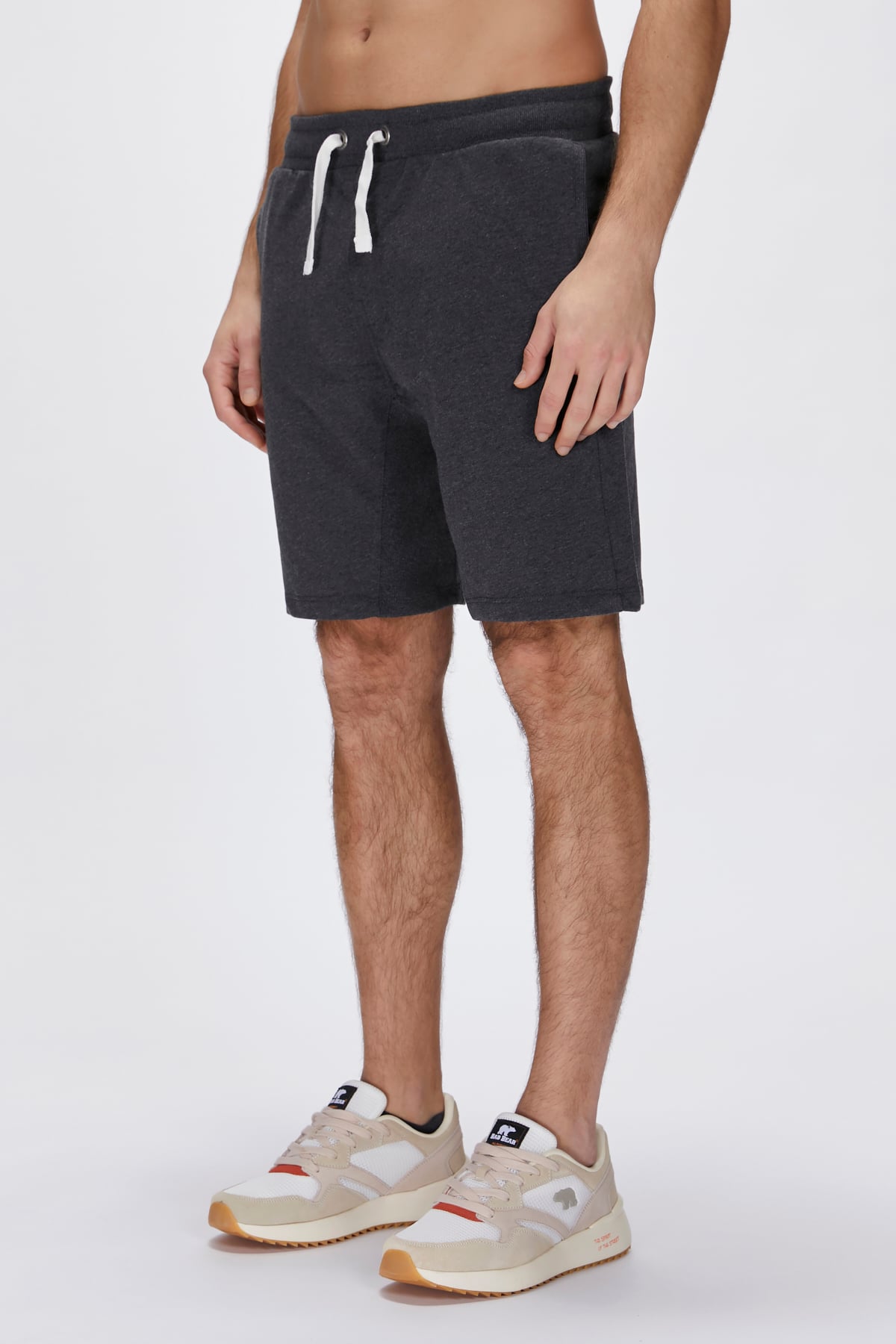 Holmer Dark Grey Mens Sweatshorts