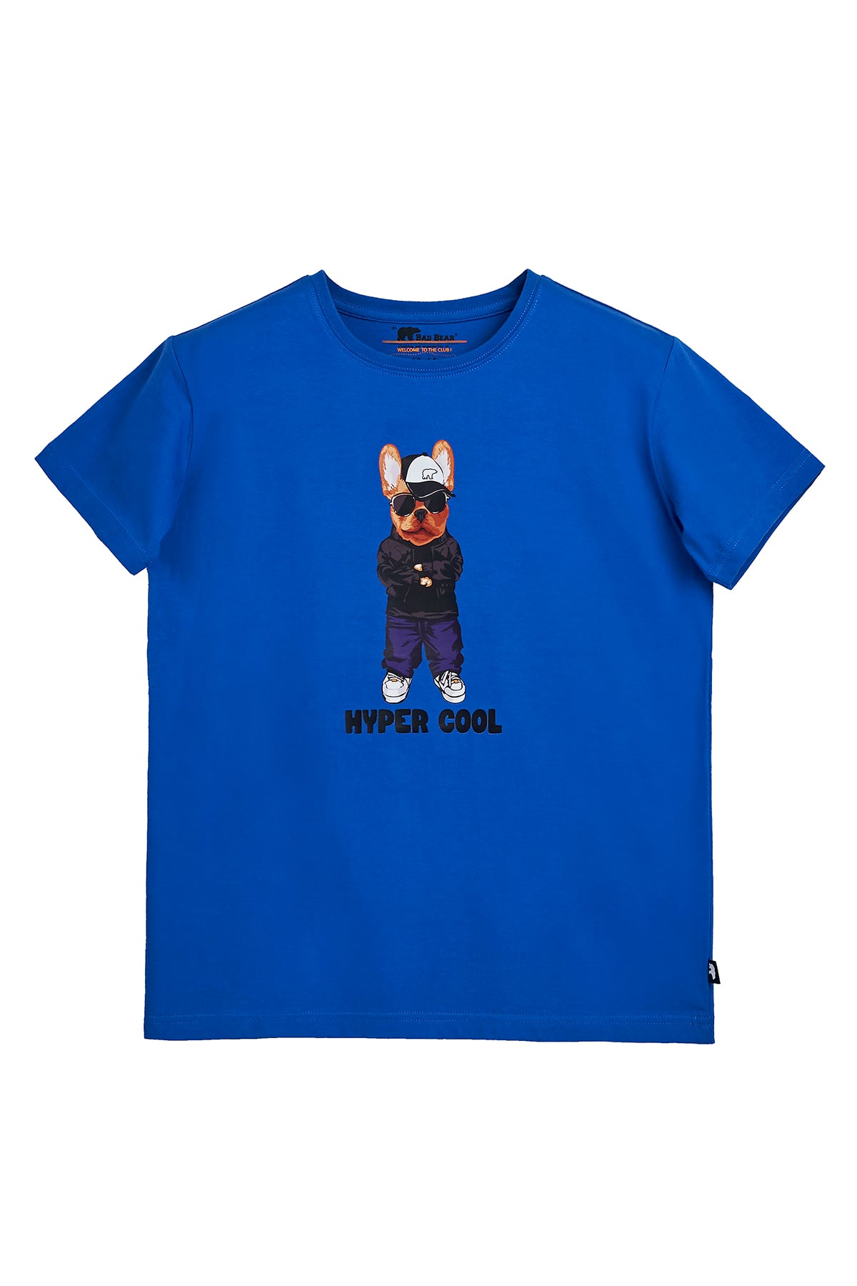 Hyper Bear Saks Mavisi Baskılı Çocuk Tişört