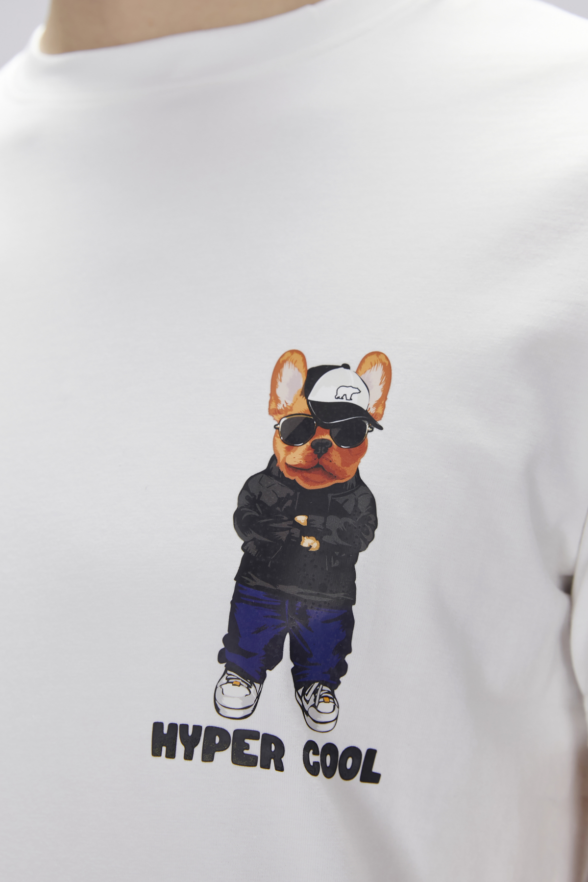Hyper Off-White Mens Printed T-Shirt