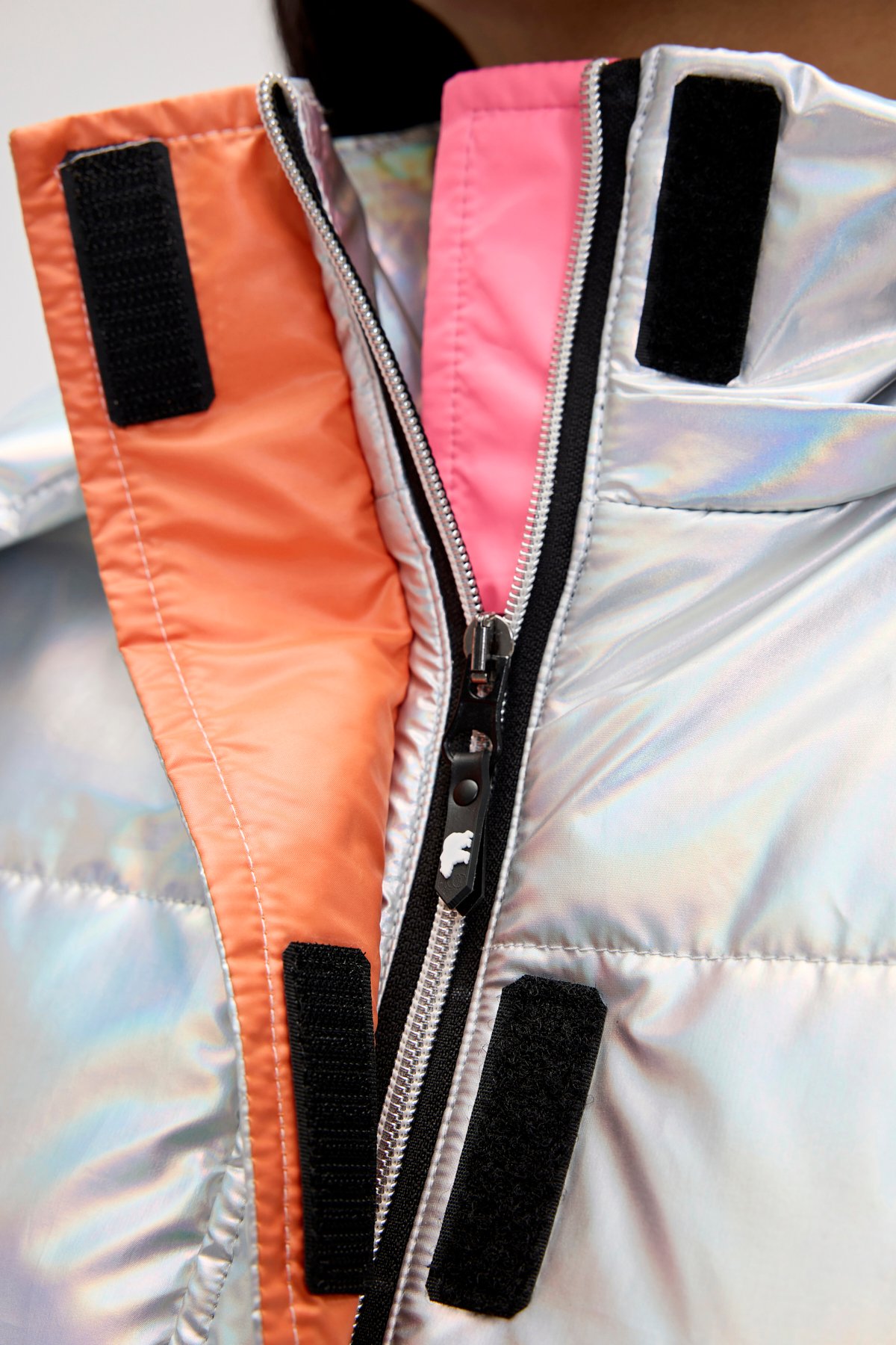 Jolene Silver Womens Puffer Jacket