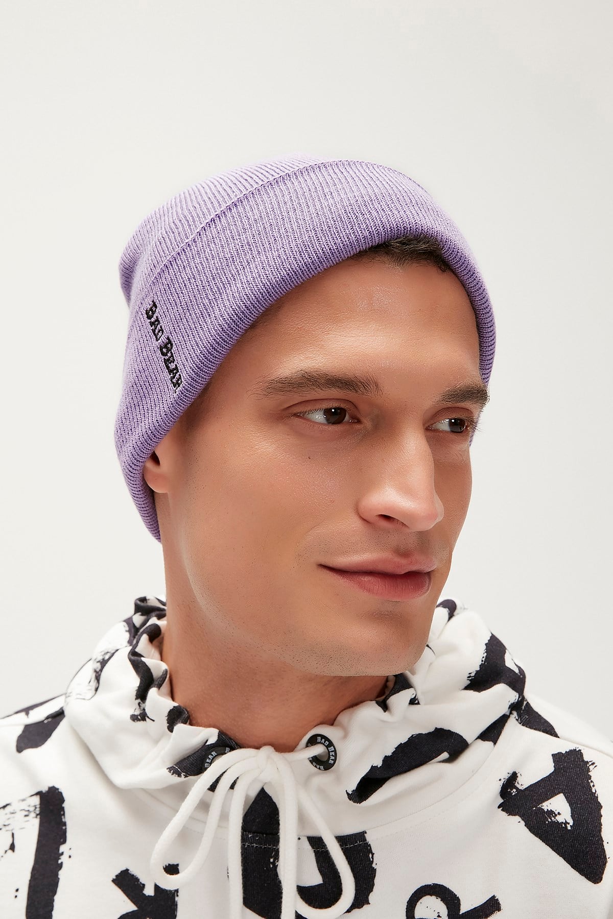 Label Lavender Purple Beanie
