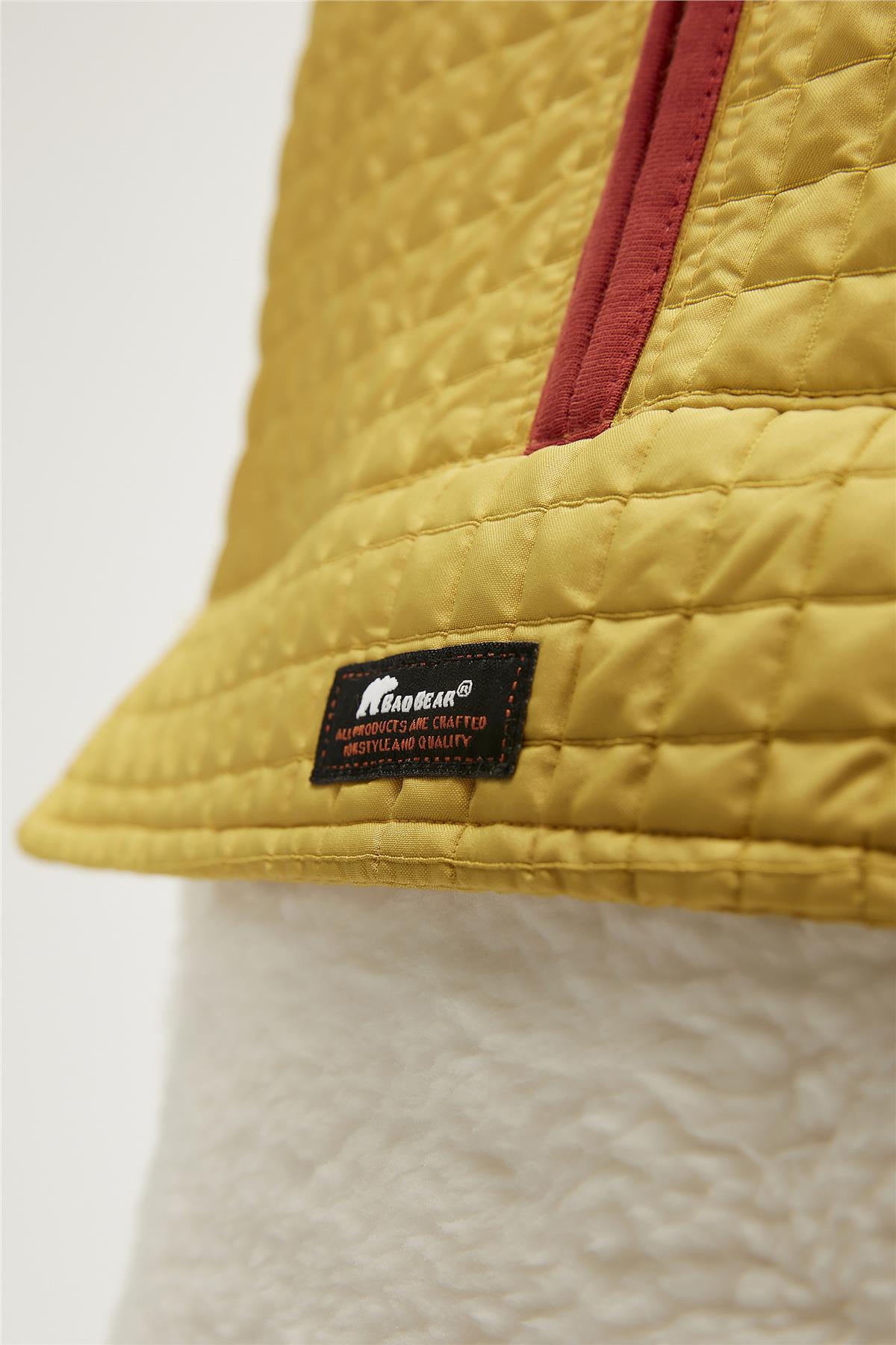 Leonard Marshmallow Mens Half Zip Plush Jacket