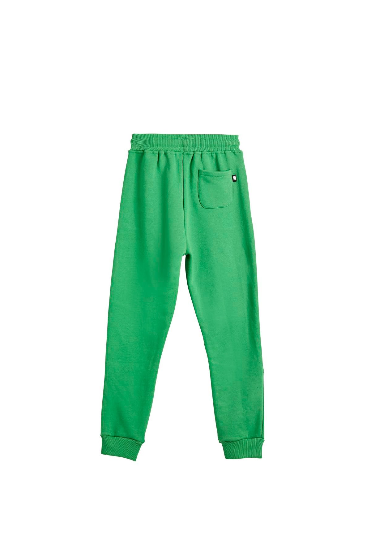 Less Plain Sweatpants Kids Green Yeşil Çocuk Eşofman Altı