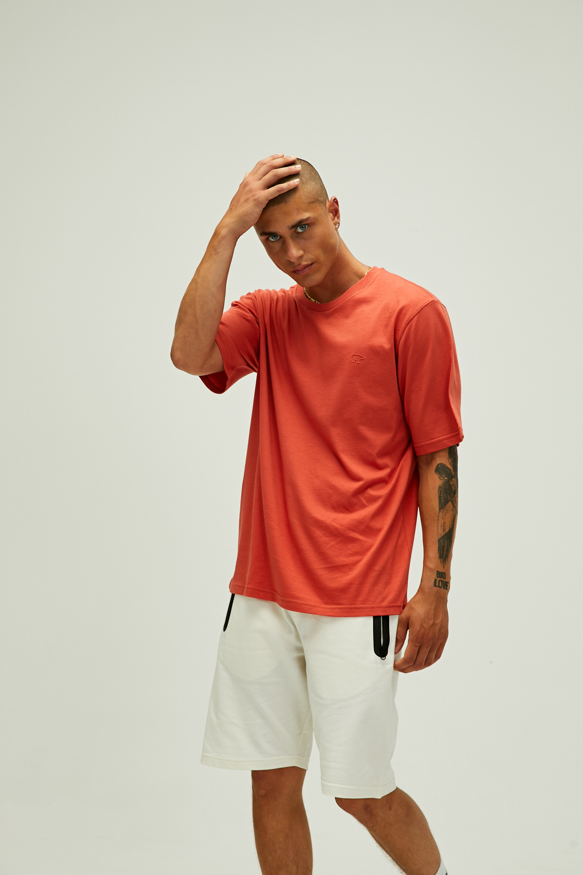 Liber Oversize Ginger Basic Mens T-Shirt