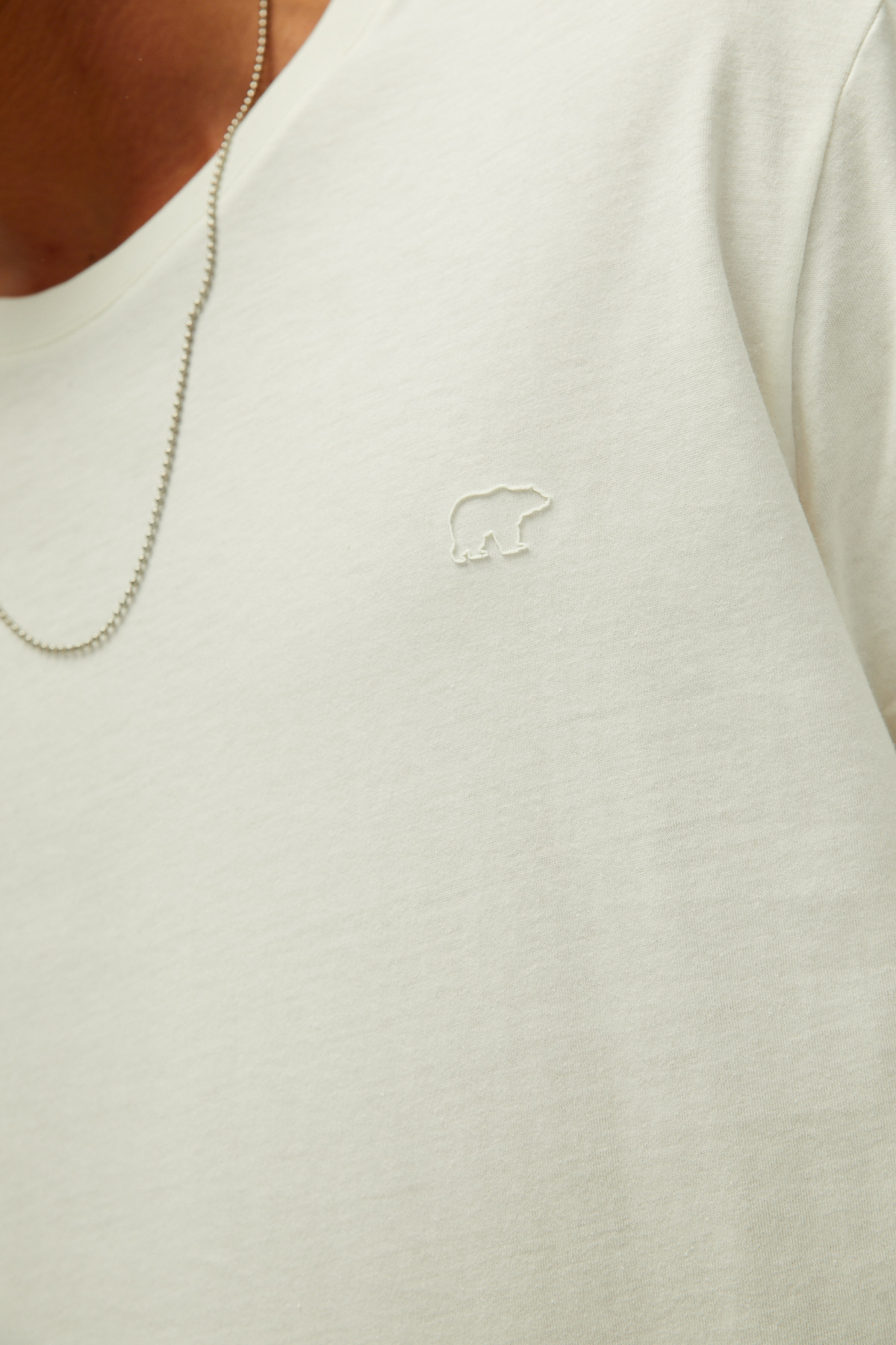 Liber Oversize Marshmallow Basic Mens T-Shirt