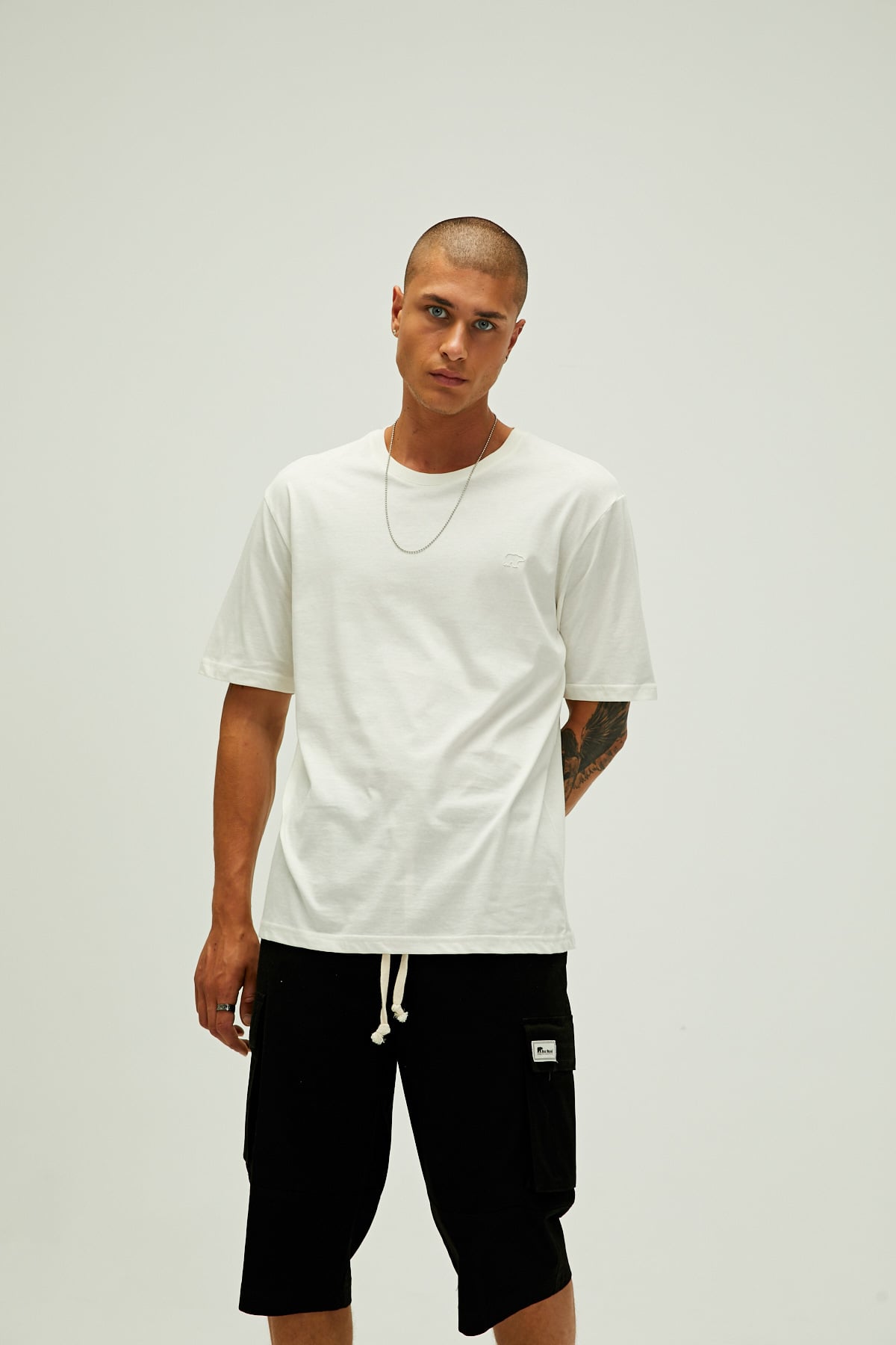 Liber Oversize Marshmallow Basic Mens T-Shirt