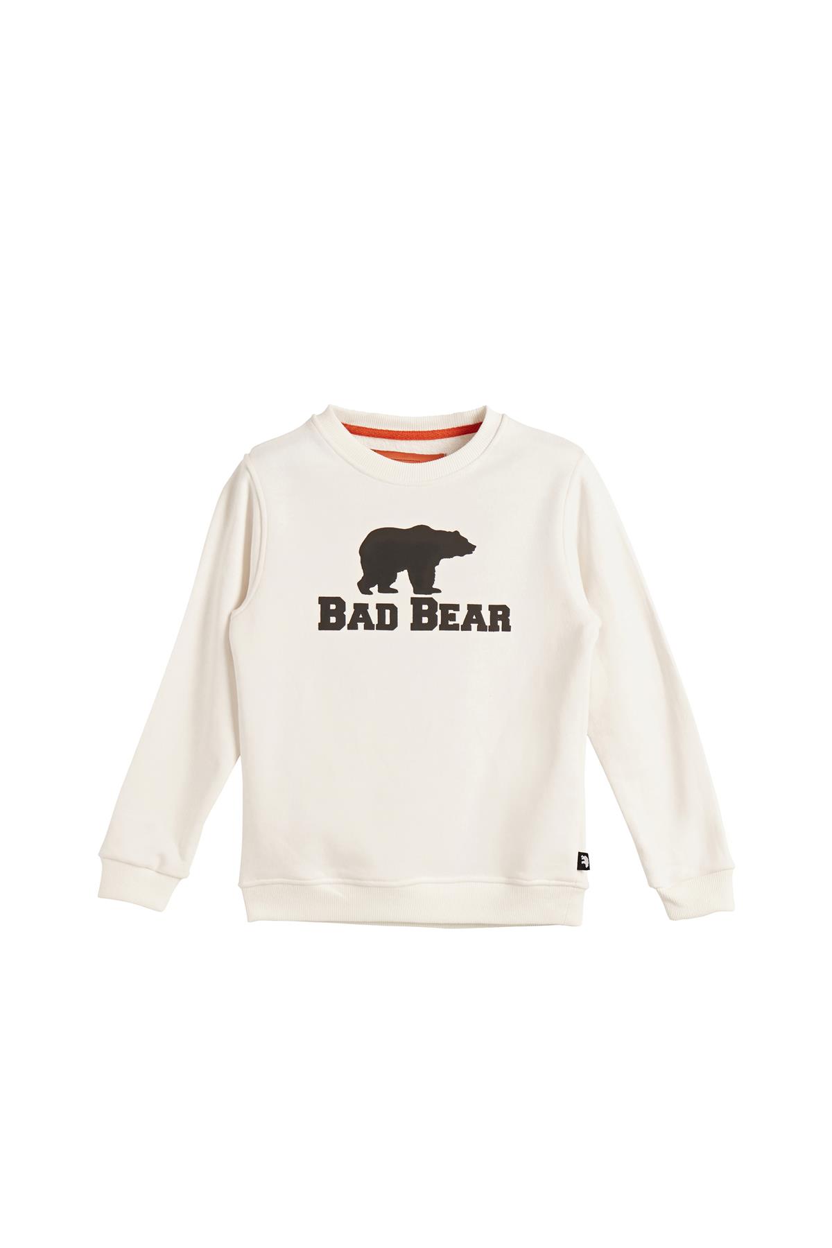 Logo JR Off-White Kids Crweneck Sweatshirt