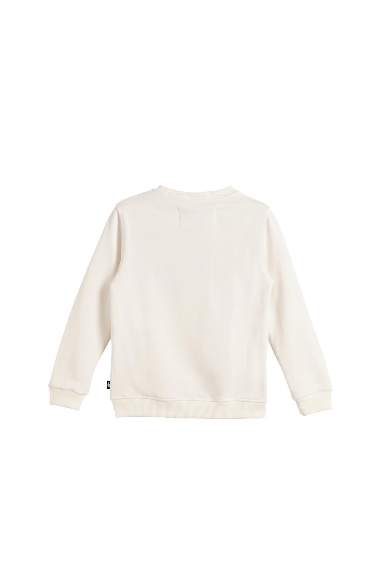 Logo JR Off-White Kids Crweneck Sweatshirt