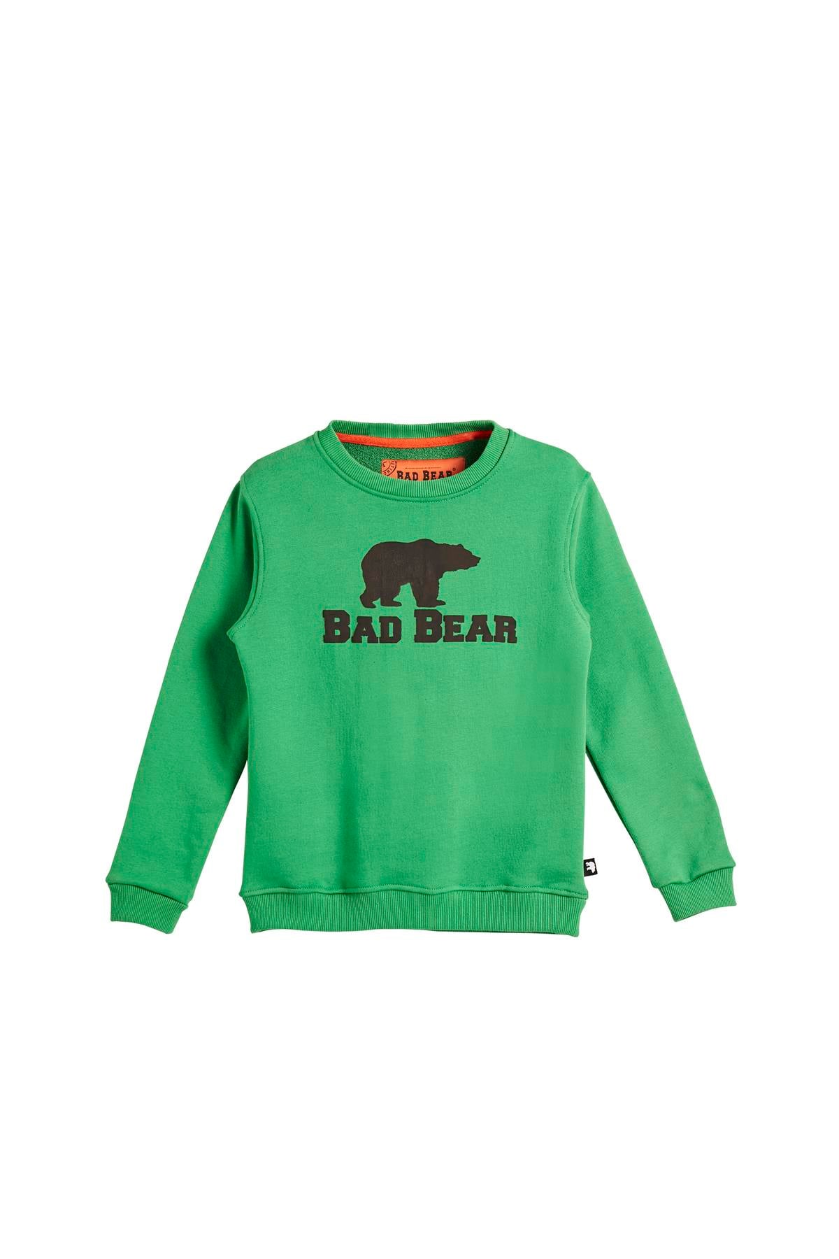 Logo JR Green Kids Crweneck Sweatshirt