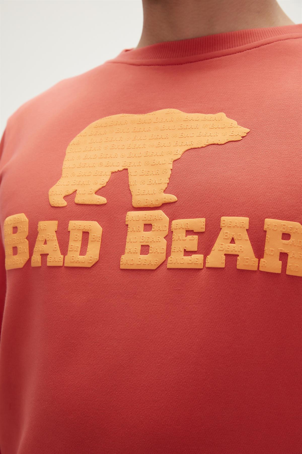 Logo Crewneck Ginger Tarçın Baskılı Erkek Sweatshirt