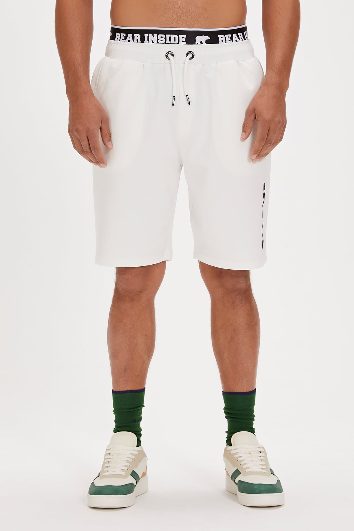 Long Off-White Mens Shorts