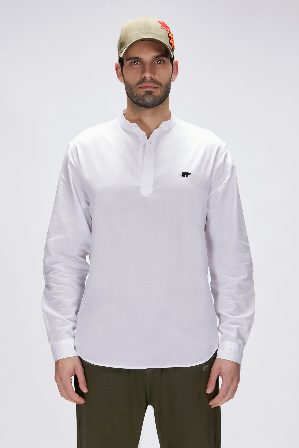 Luigi Beyaz Erkek Gömlek