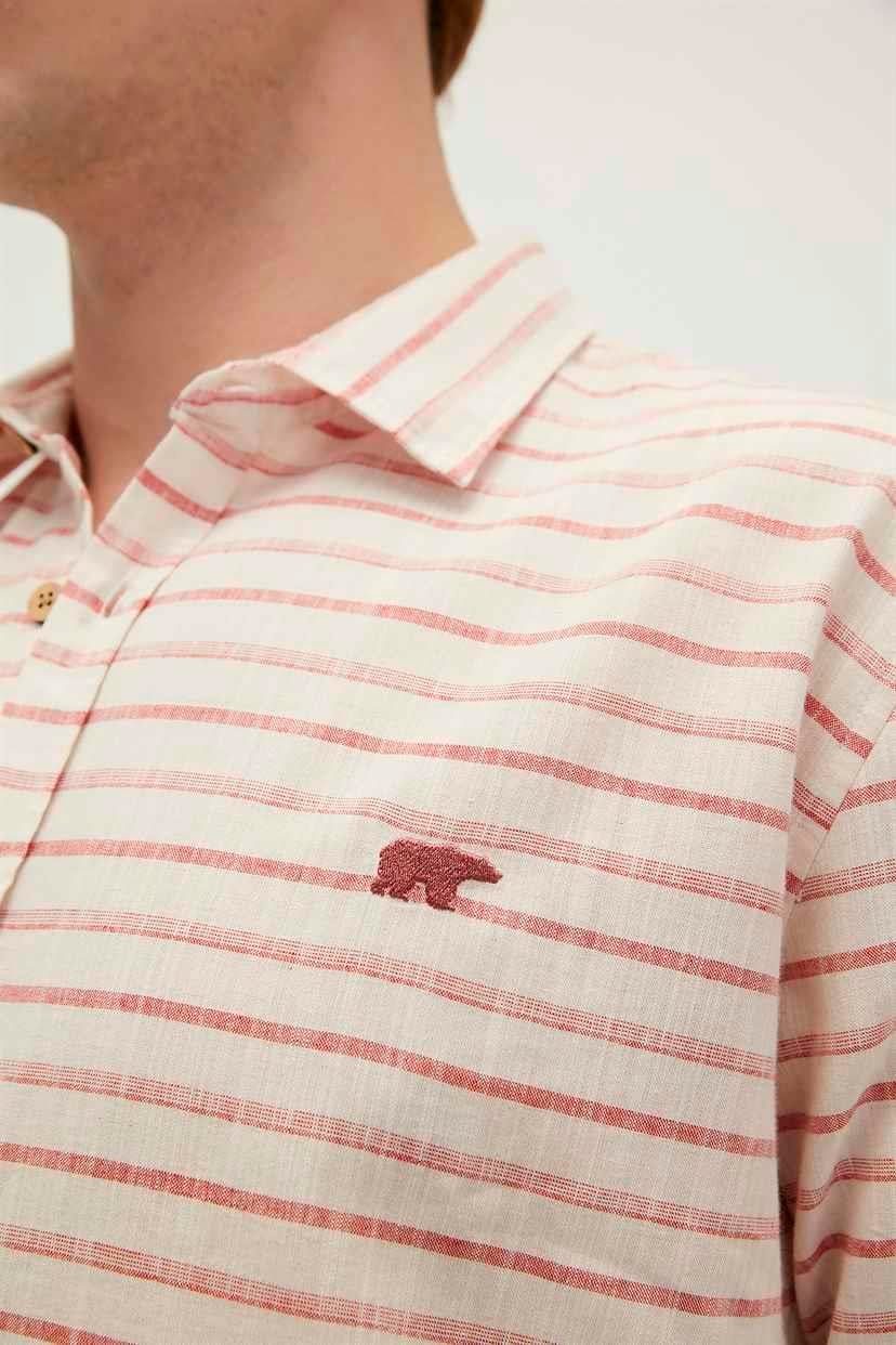 Marshall Shirt Crimson Red Kırmızı Erkek Gömlek