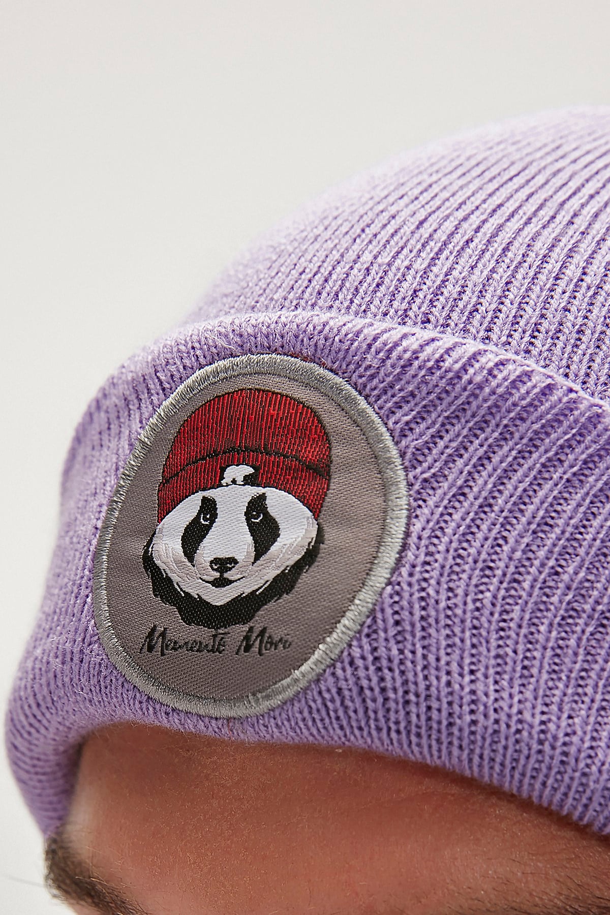 Memento Mori Lavender Purple Beanie