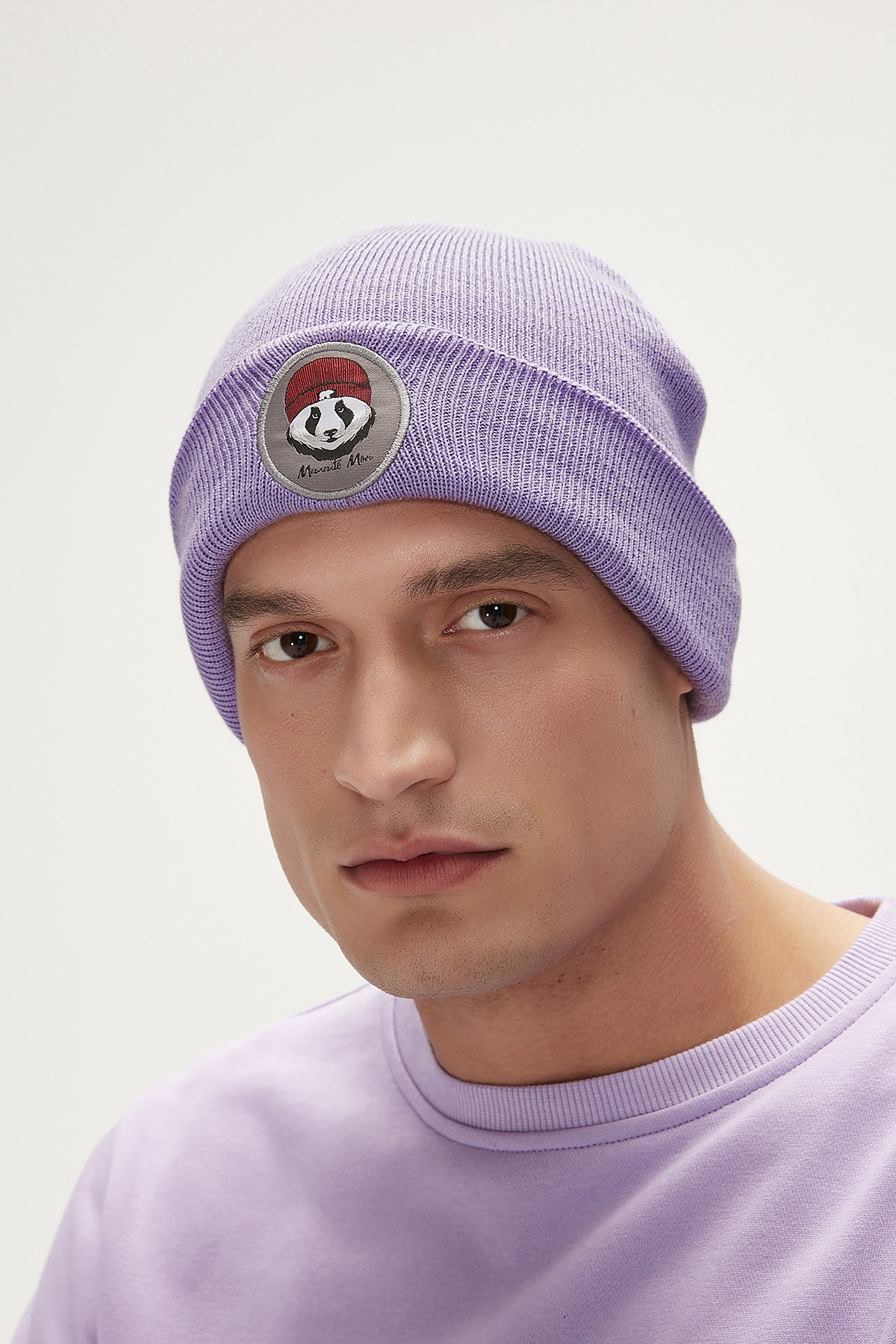 Memento Mori Lavender Purple Beanie