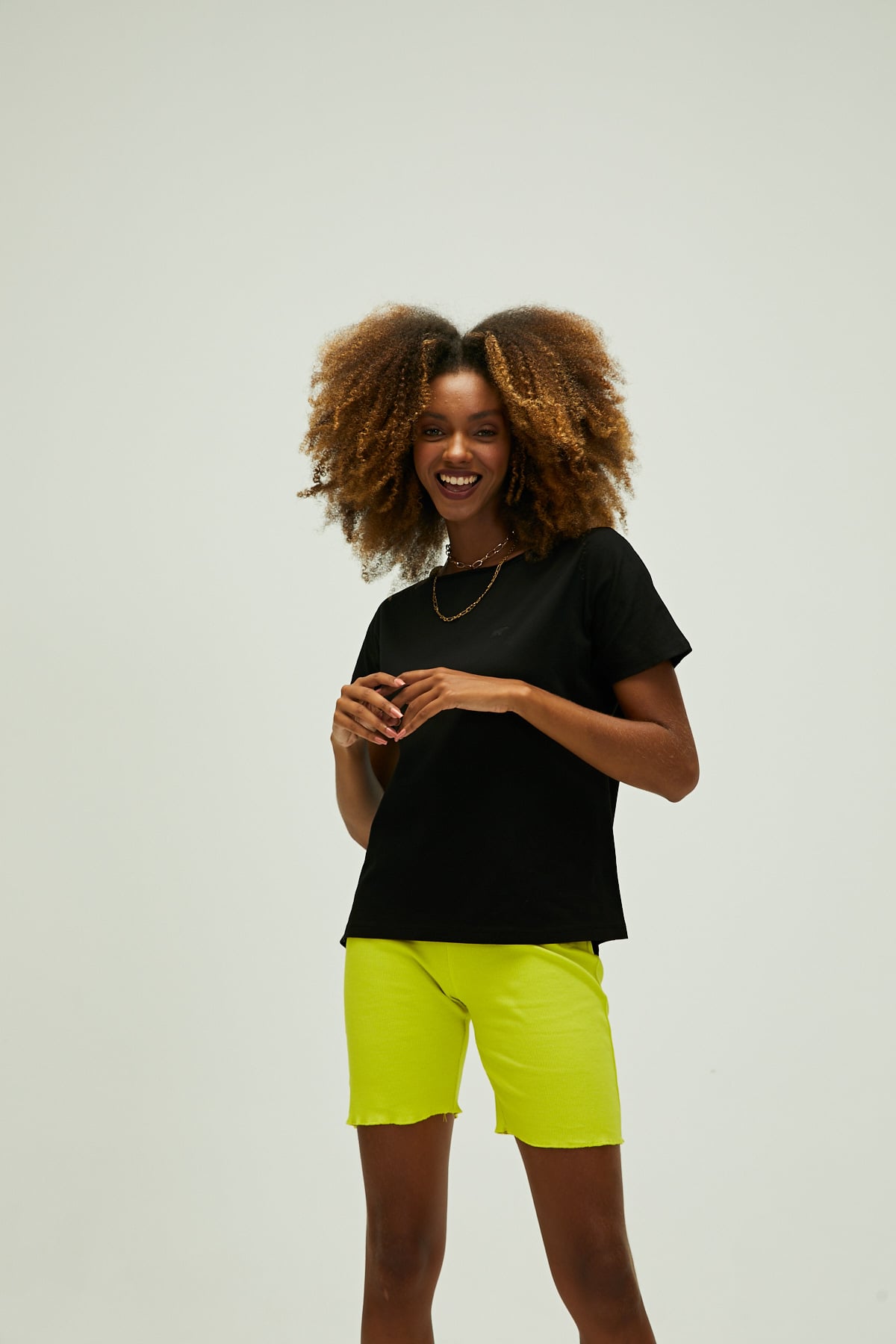 Nidra Black Basic Womens T-Shirt