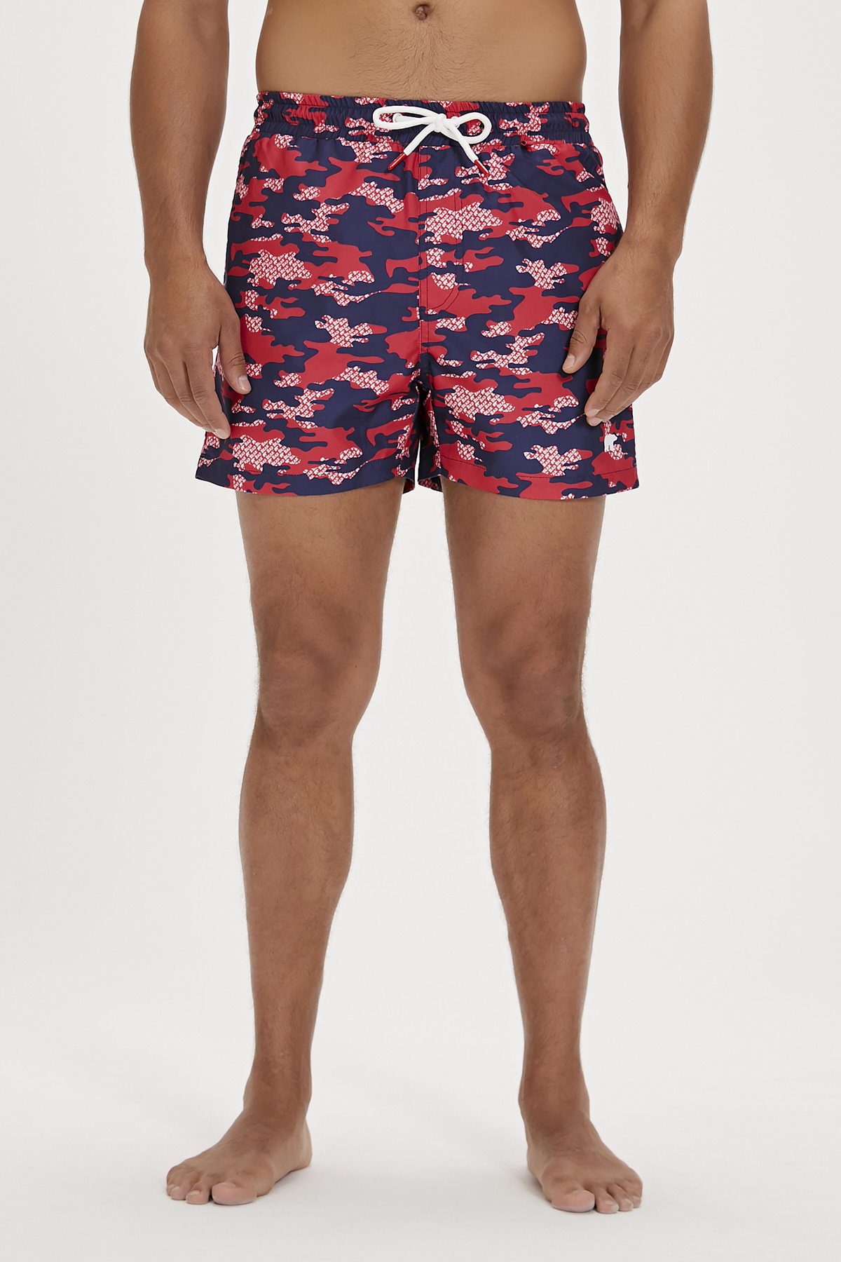 Owen Crimson Red Mens Swimwear