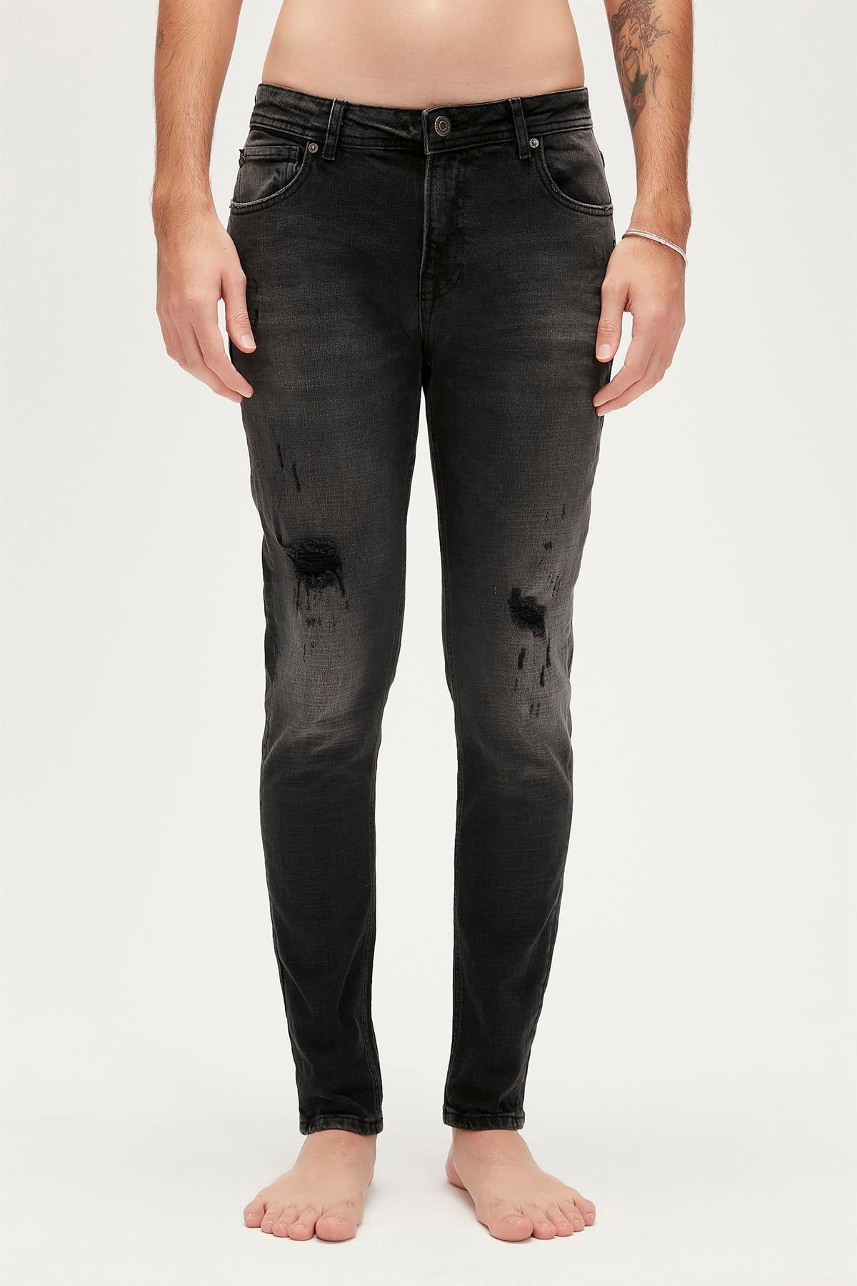 Palermo Jeans Siyah Erkek Denim Pantolon