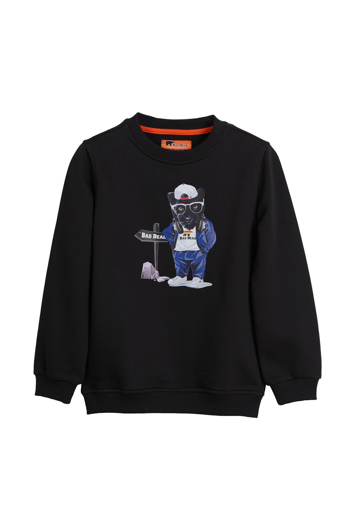 Panther Siyah Çocuk Sweatshirt