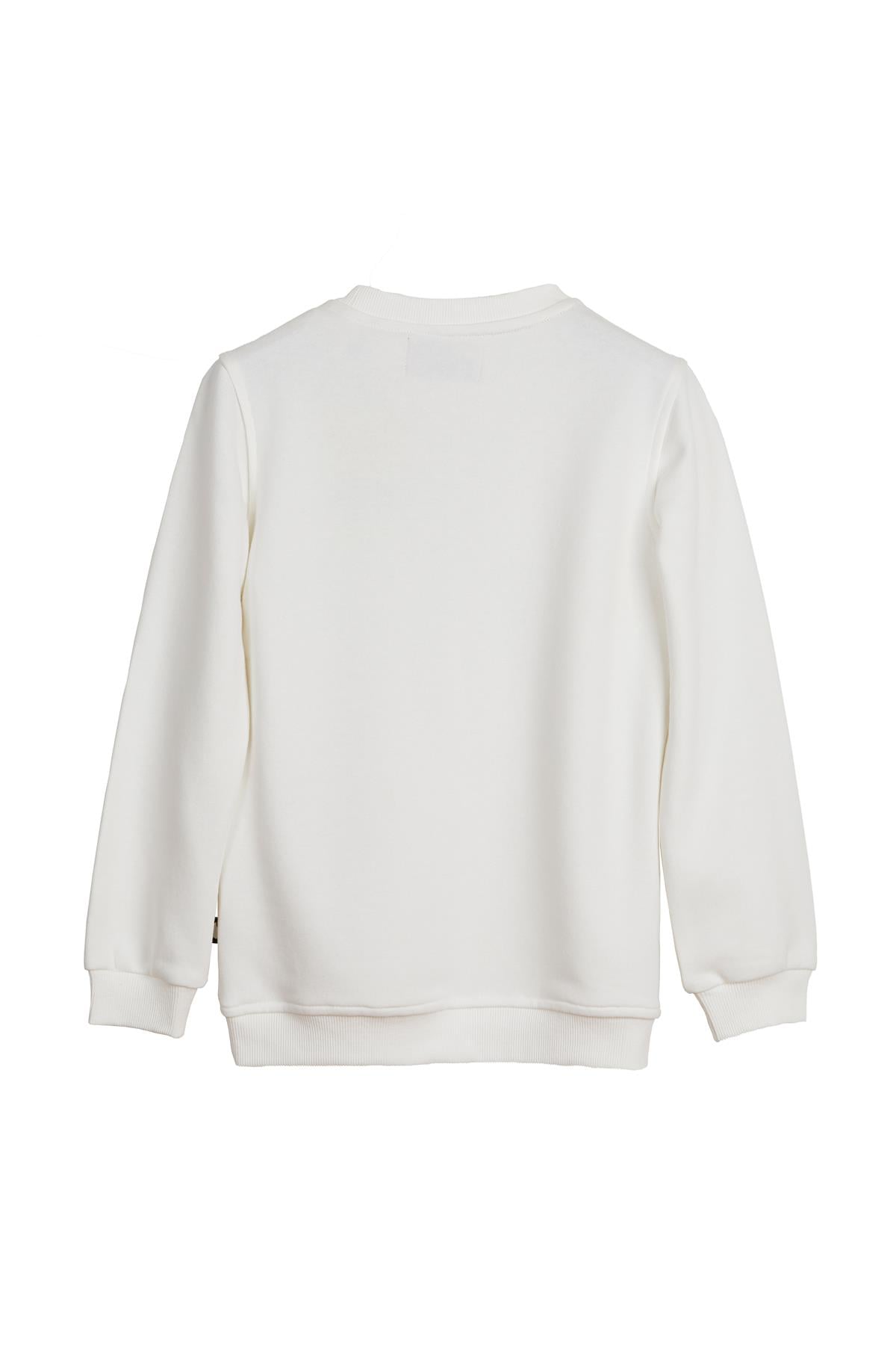 Panther Beyaz Çocuk Sweatshirt