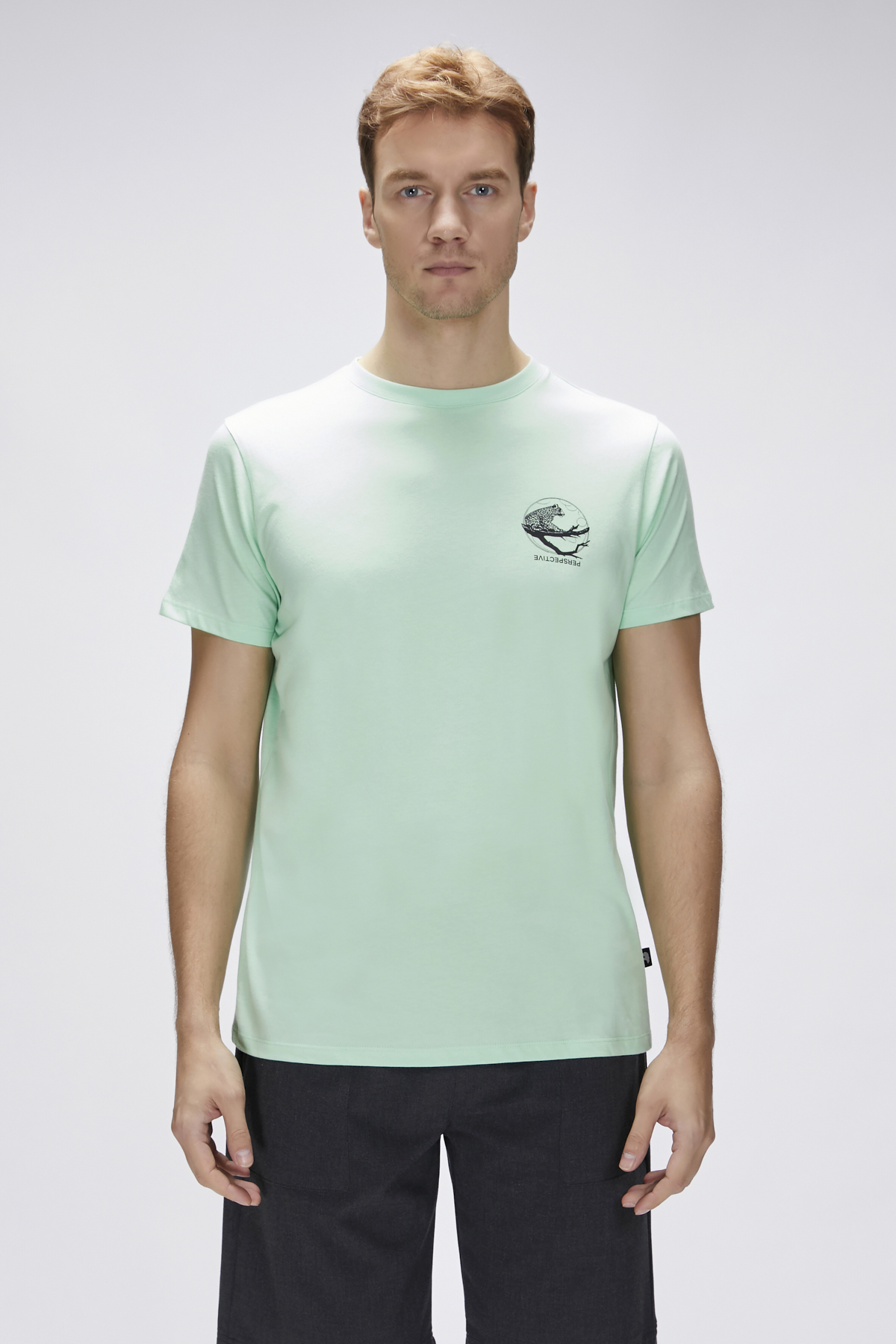 Pard Green Fig Mens Printed T-Shirt