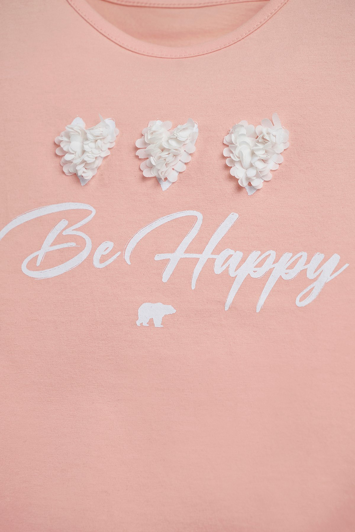 Pixie Pembe Baskılı Kız Çocuk Tişört