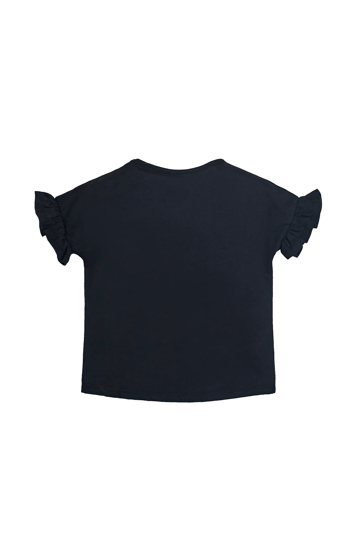 Pixie Siyah Baskılı Kız Çocuk Tişört