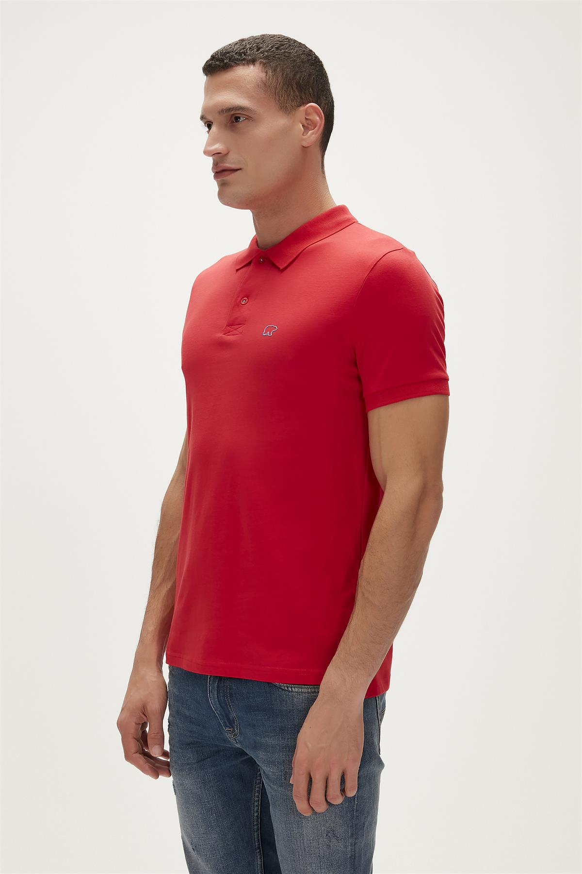 Pure Polo Crimson Red Mens Shirt