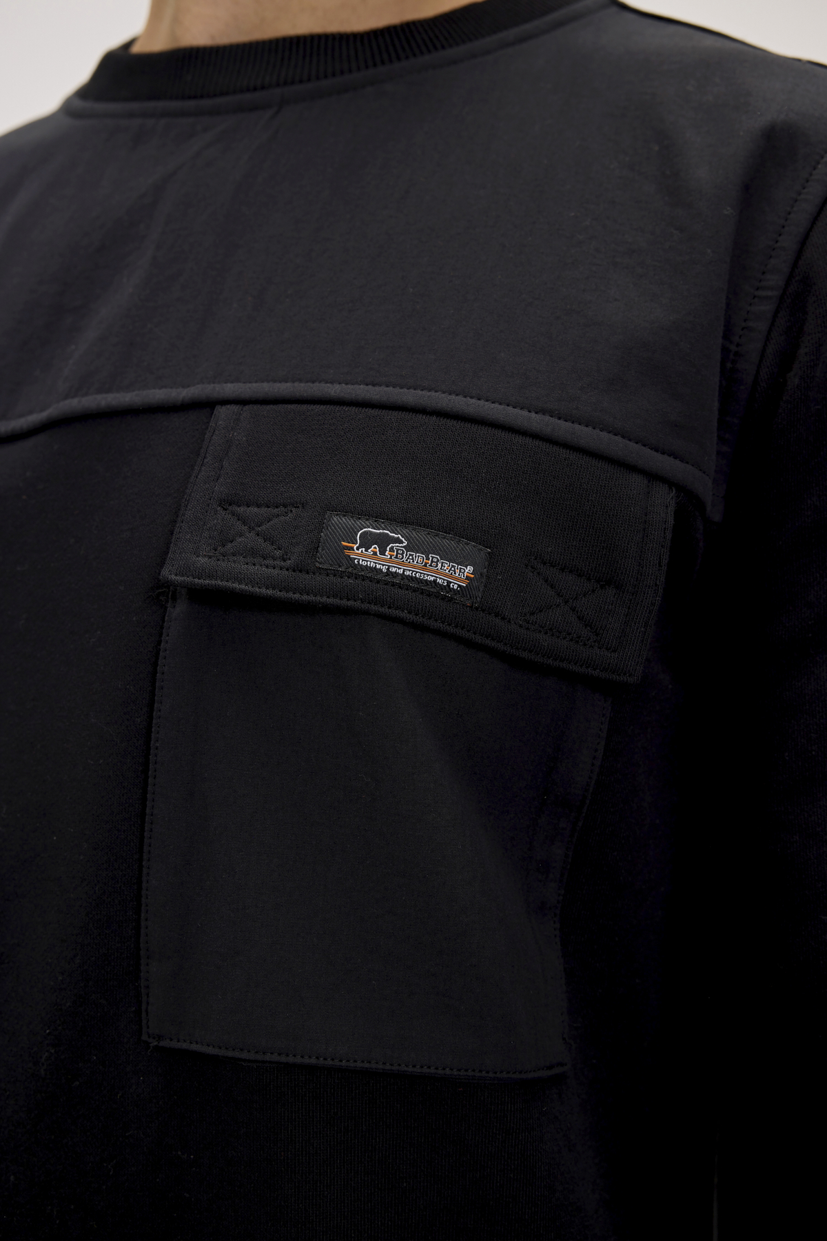 Re-Beverly Siyah Erkek Sweatshirt