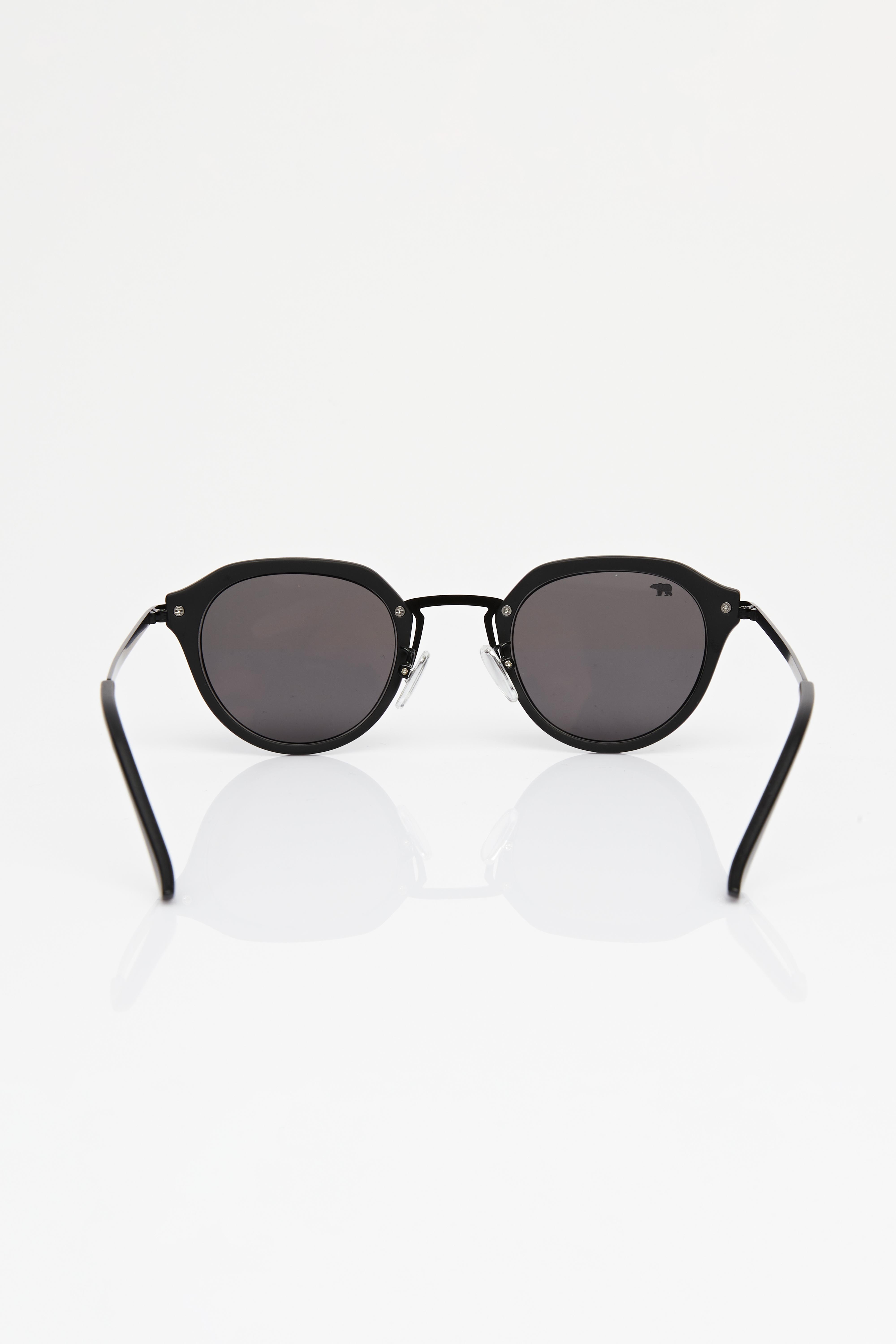 Richard Unisex Black Sunglasses