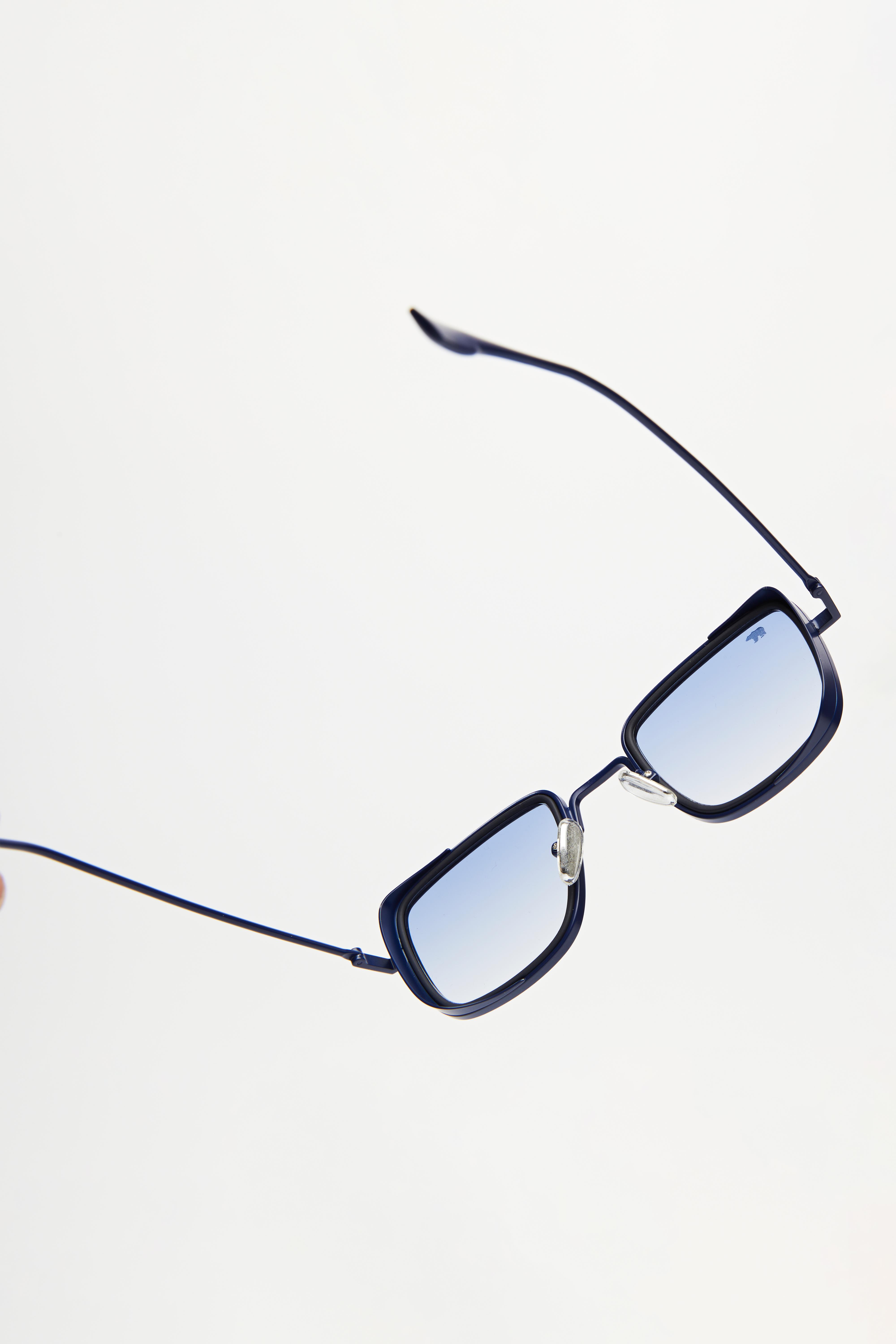 Ronald Unisex Navy Blue Sunglasses