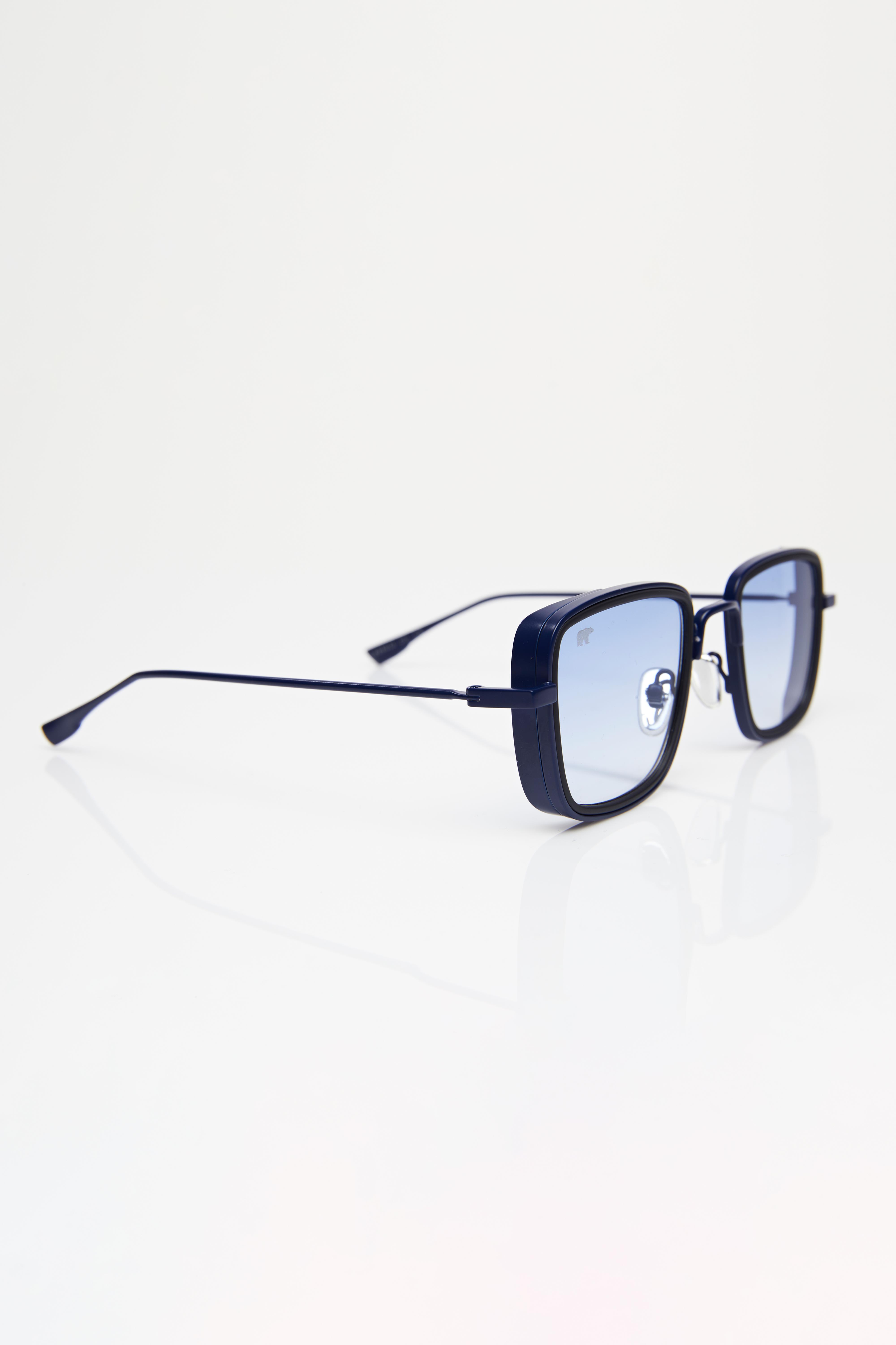 Ronald Unisex Navy Blue Sunglasses
