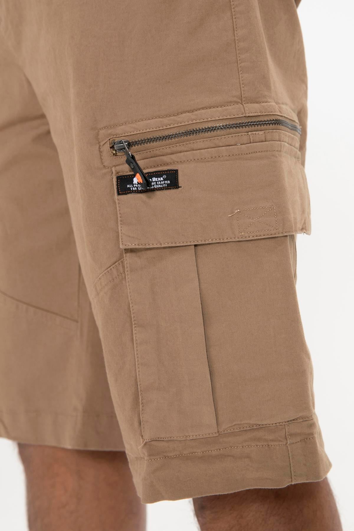 Rope SweatShorts Camel Kahverengi Erkek Şort