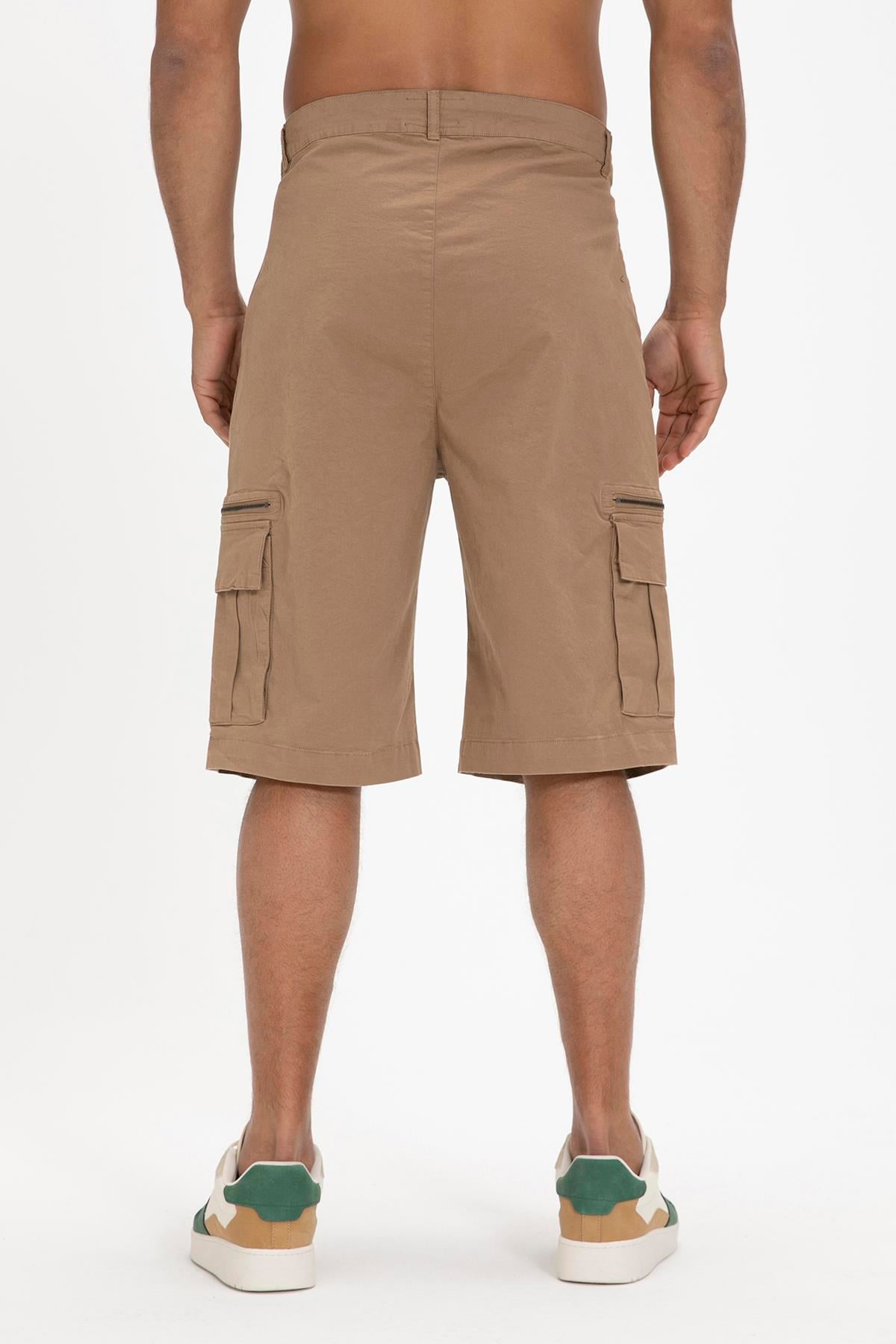 Rope SweatShorts Camel Kahverengi Erkek Şort